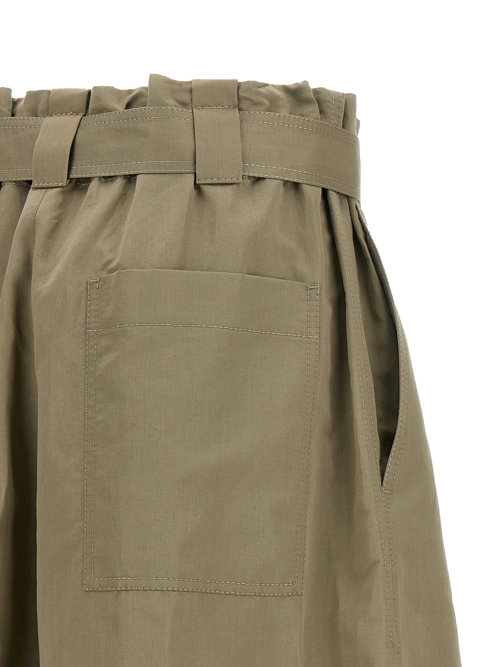 Brunello Cucinelli Bag Waist Bermuda Shorts Size 27" / US 4 / IT 40 - 4 Thumbnail