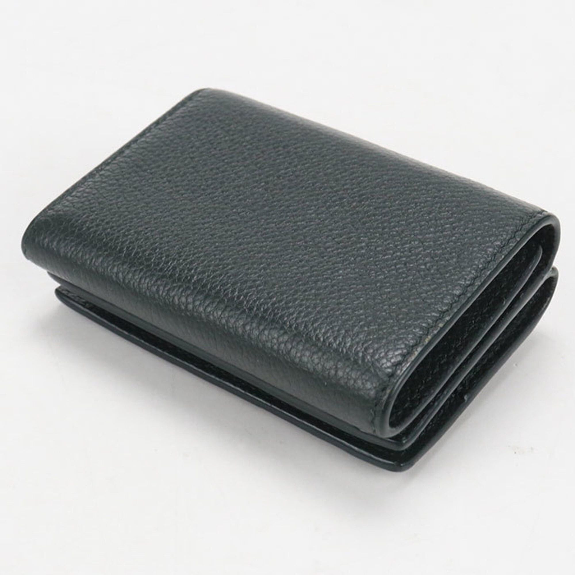Saint Laurent Paris SAINT LAURENT Tri-fold Wallet 669959 Tiny Origami Women's Green Size ONE SIZE - 2 Thumbnail