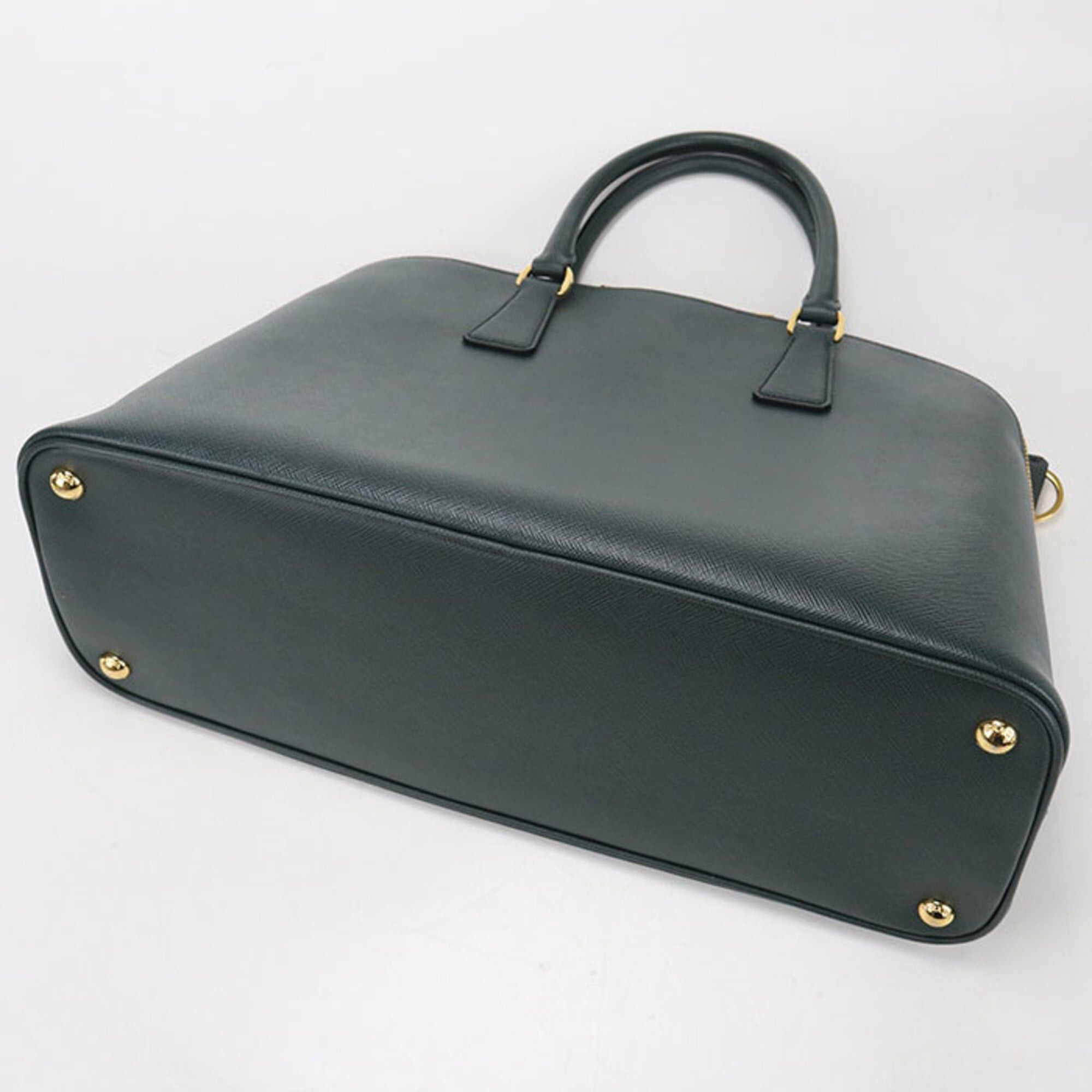 Prada Prada handbag BL0812 Saffiano leather women's green Size ONE SIZE - 2 Thumbnail