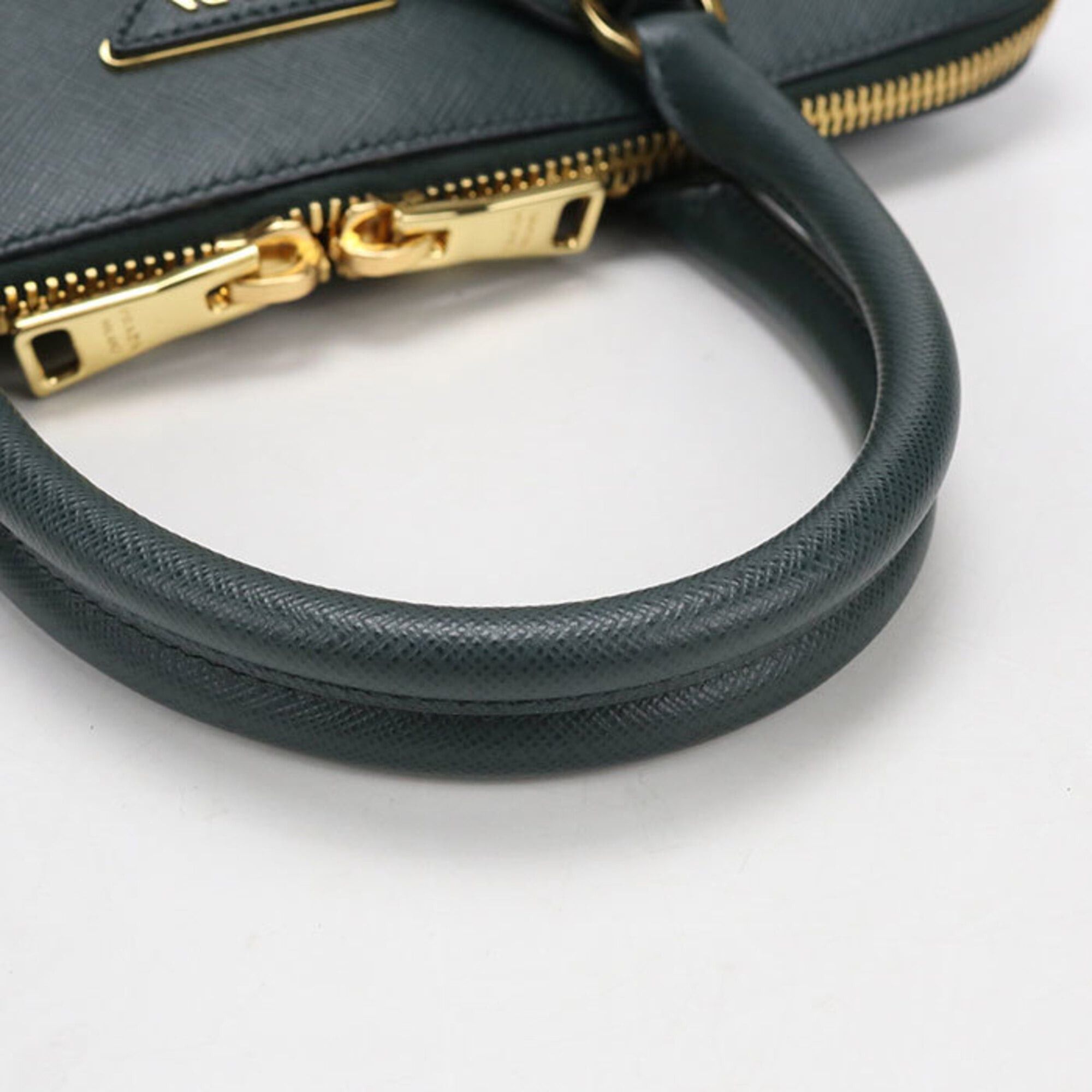 Prada Prada handbag BL0812 Saffiano leather women's green Size ONE SIZE - 6 Thumbnail