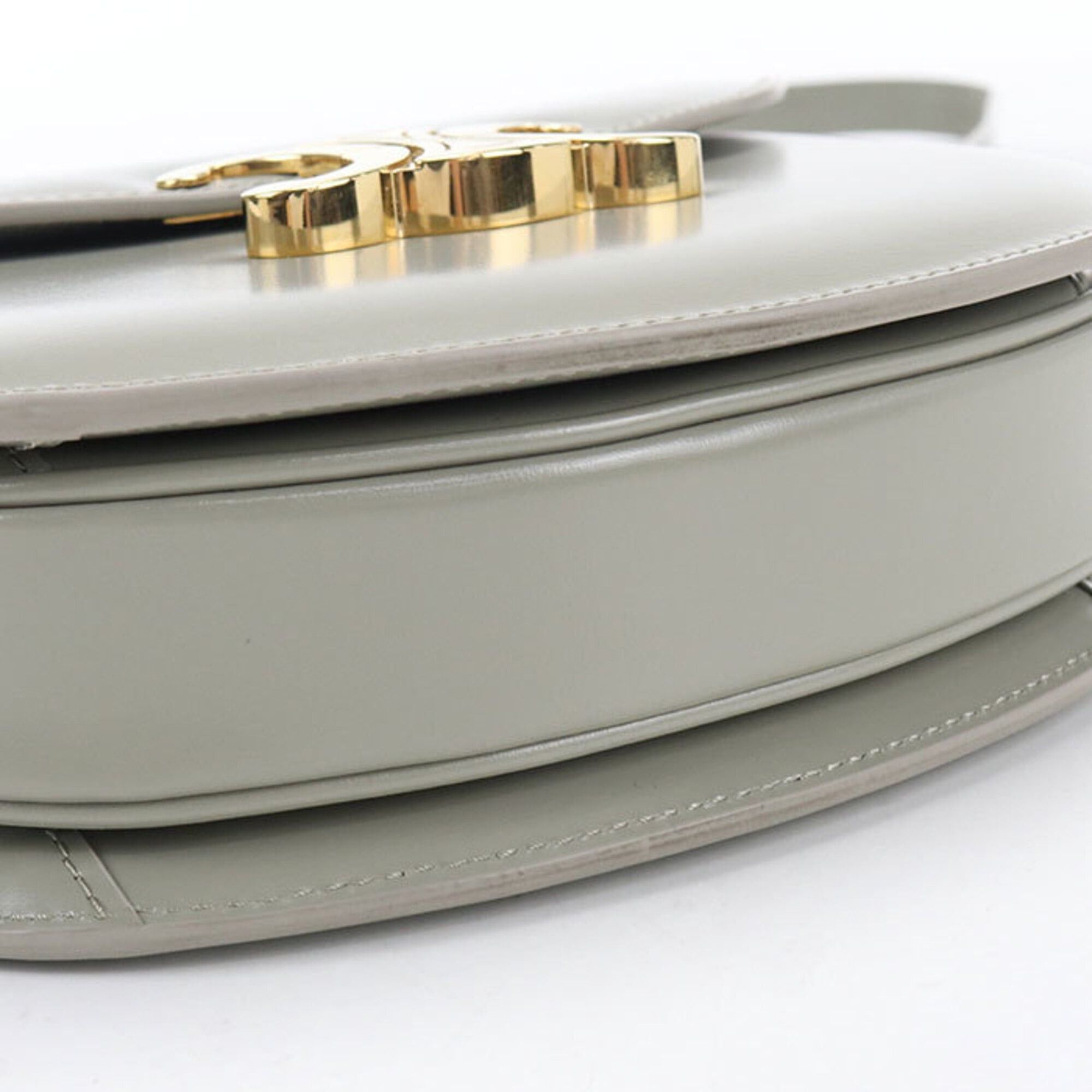 Celine CELINE Triomphe Crossbody Shoulder Bag for Women, Gray Size ONE SIZE - 6 Thumbnail