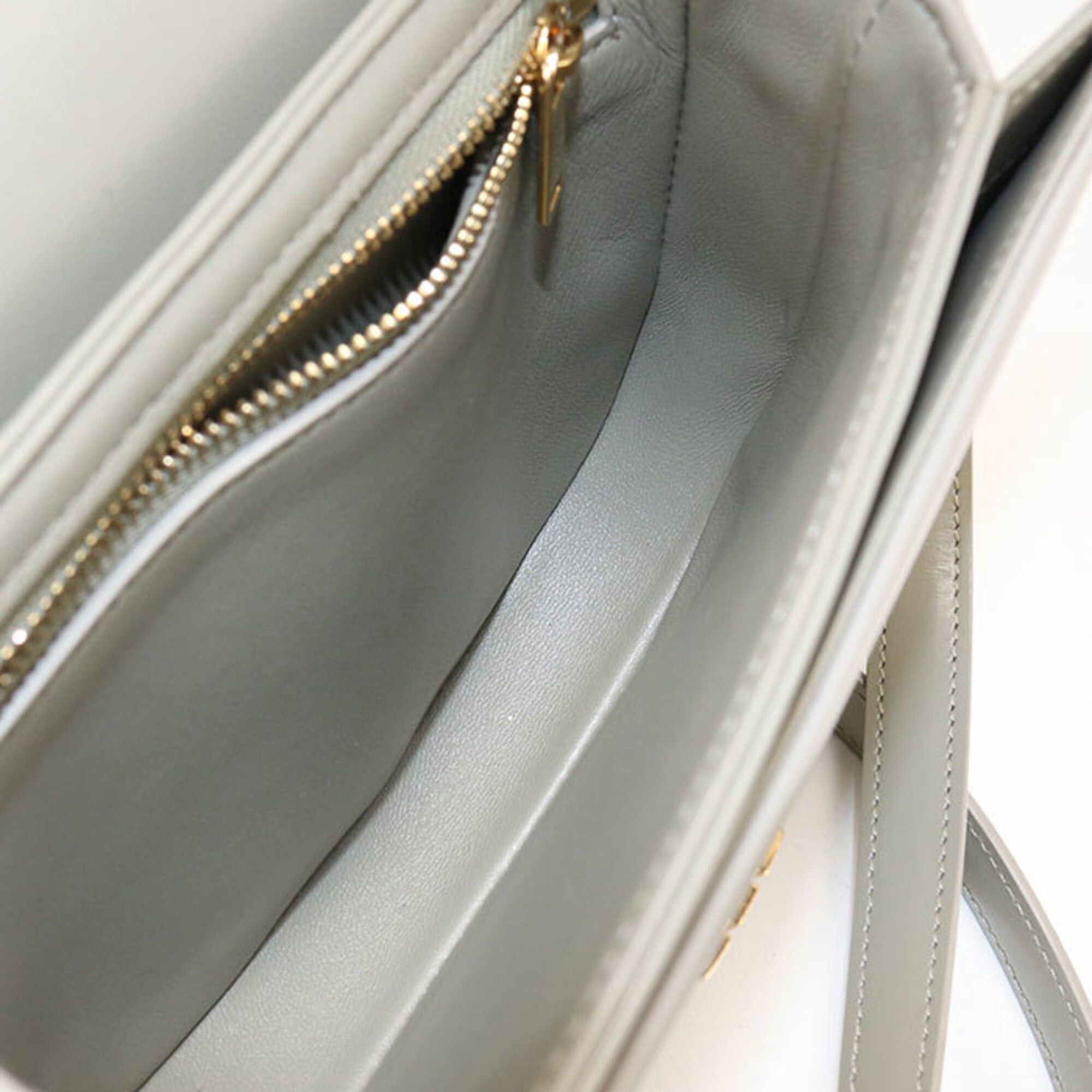 Celine CELINE Triomphe Crossbody Shoulder Bag for Women, Gray Size ONE SIZE - 4 Thumbnail