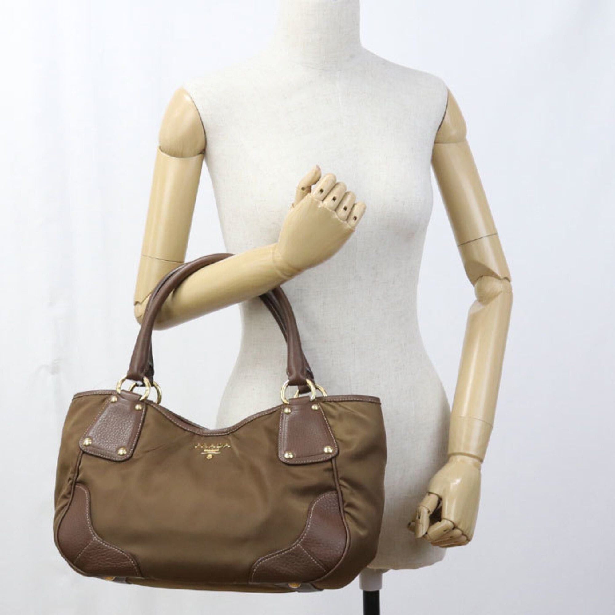Prada Prada Tote Bag BR4635 Women's Brown Size ONE SIZE - 9 Thumbnail