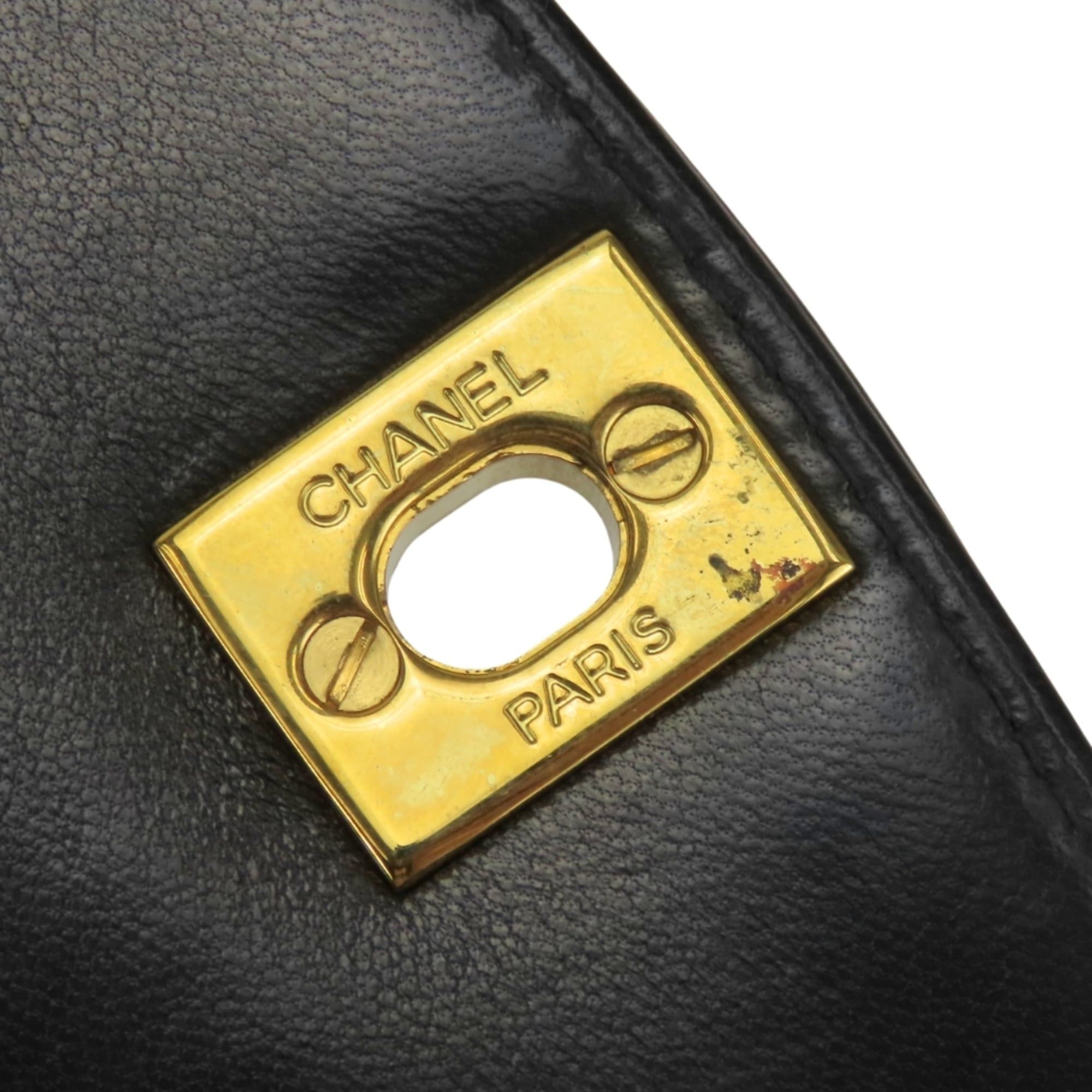 Chanel Chanel Diana Shoulder Bag, Lambskin, Black, Gold Hardware, Coco Mark, Chain, Women's. Size ONE SIZE - 19 Thumbnail