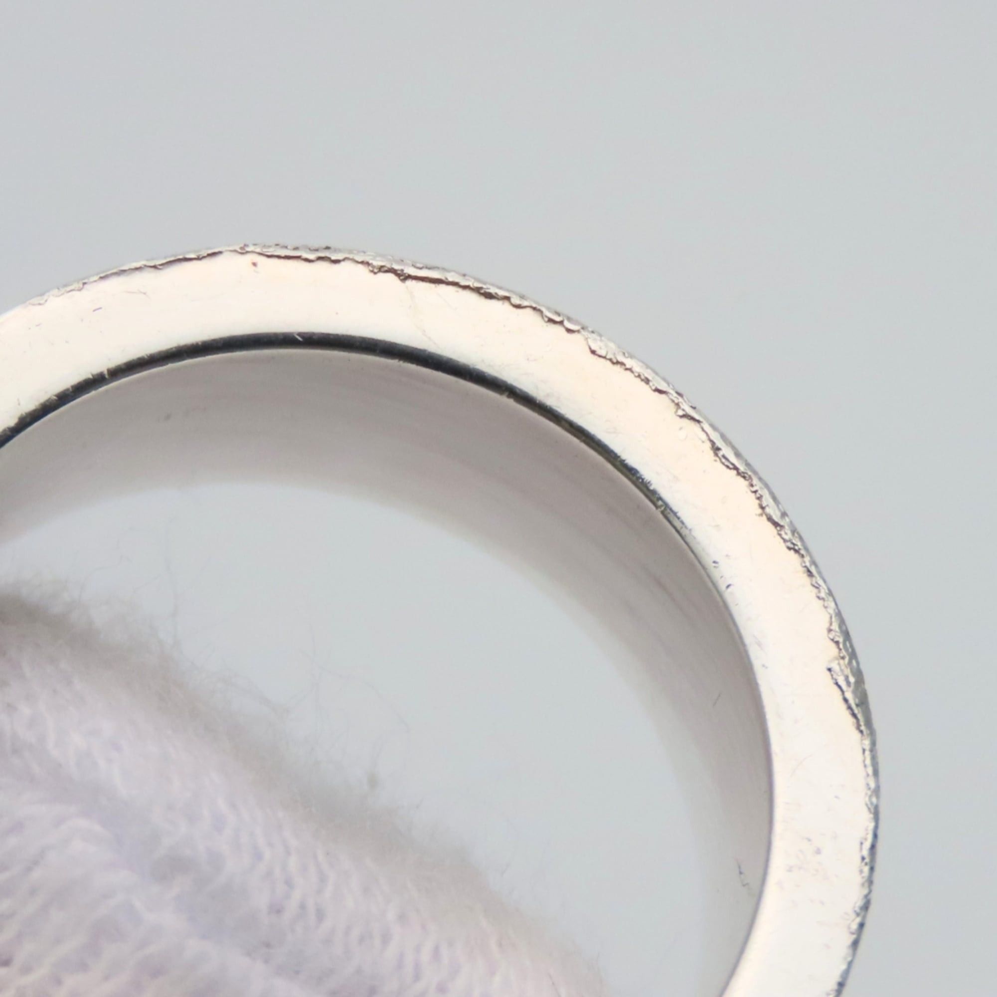Hermes Hermes Ring - Italique, Size 51, Sterling Silver 925, Women's Size ONE SIZE - 11 Thumbnail