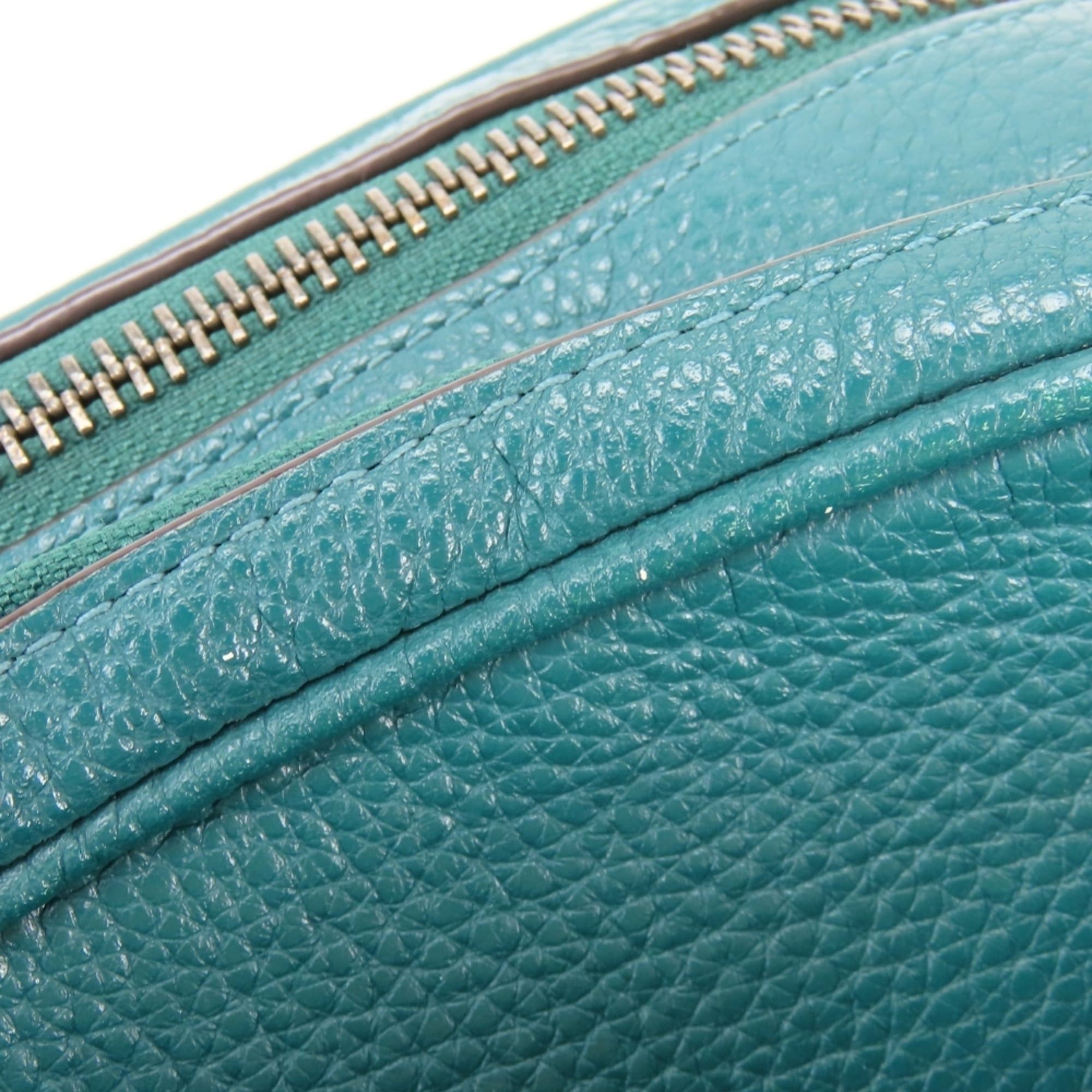 Coach Coach Shoulder Bag Horse and Carriage F75818 Leather Green Purple Blue Women's COACH Size ONE SIZE - 22 Thumbnail
