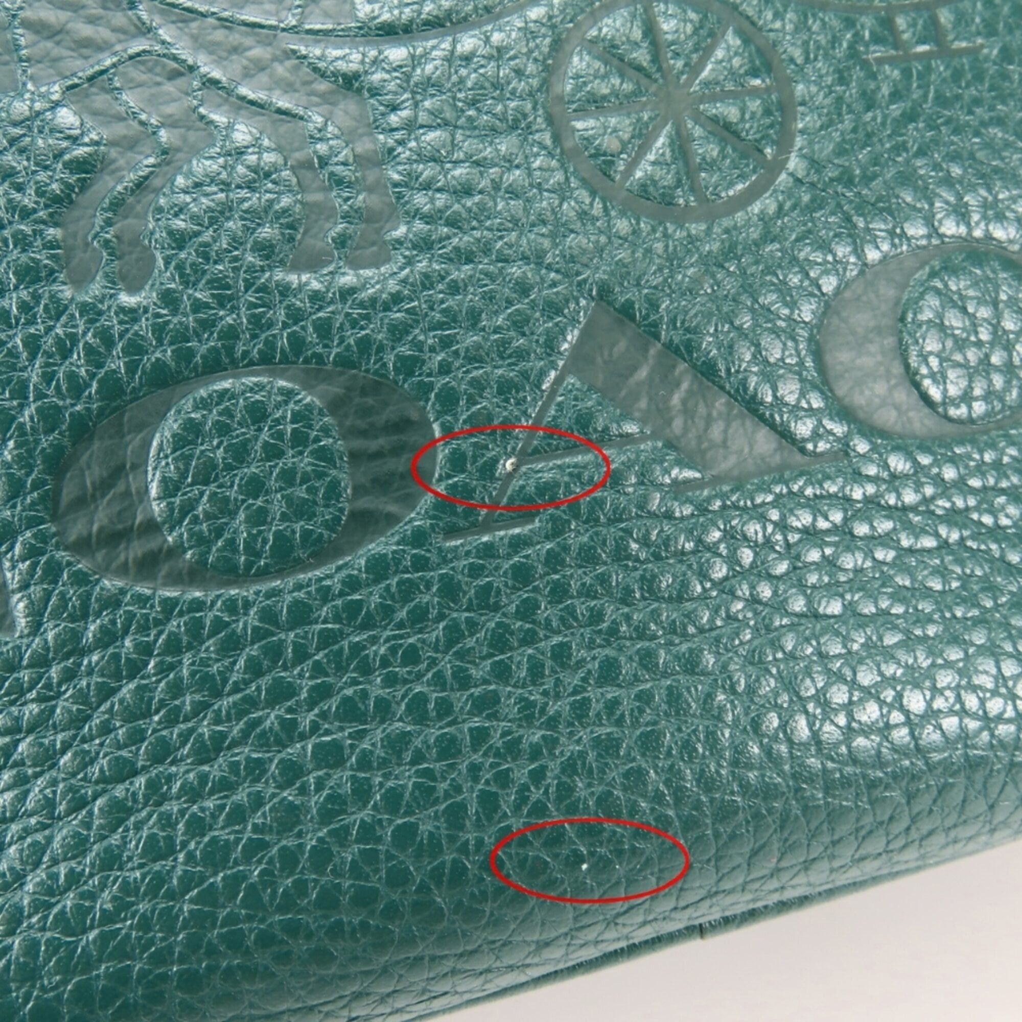 Coach Coach Shoulder Bag Horse and Carriage F75818 Leather Green Purple Blue Women's COACH Size ONE SIZE - 12 Thumbnail