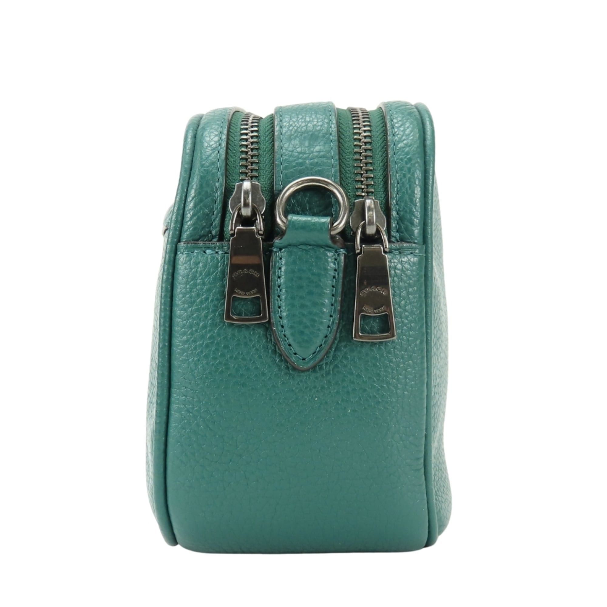 Coach Coach Shoulder Bag Horse and Carriage F75818 Leather Green Purple Blue Women's COACH Size ONE SIZE - 6 Thumbnail