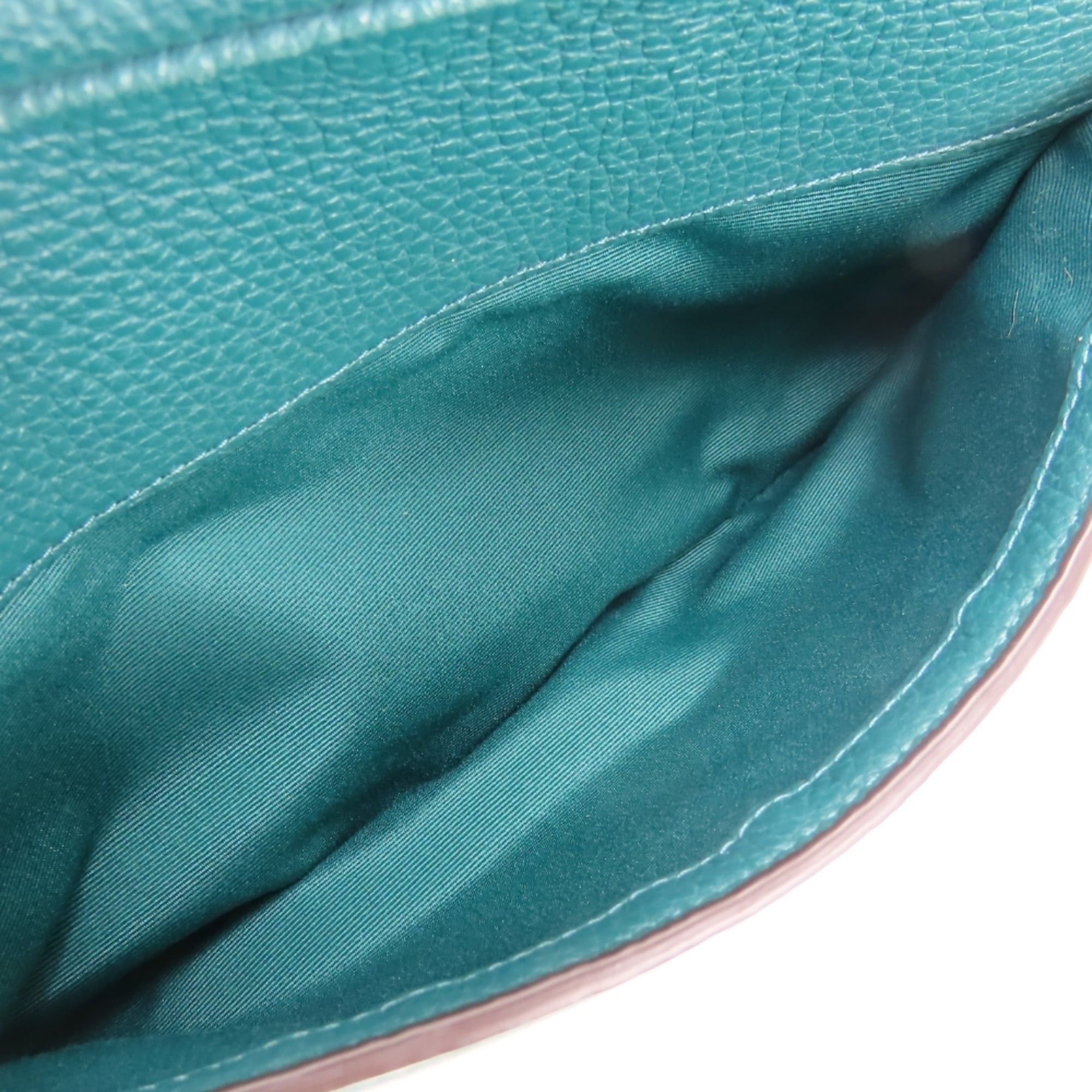 Coach Coach Shoulder Bag Horse and Carriage F75818 Leather Green Purple Blue Women's COACH Size ONE SIZE - 20 Thumbnail