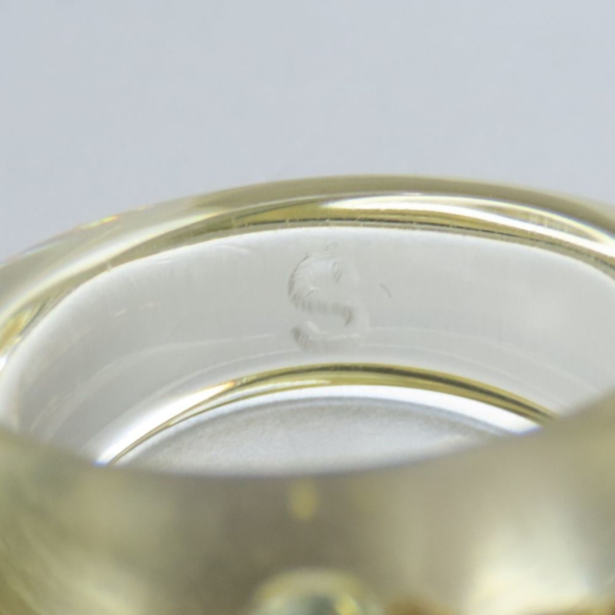 Louis Vuitton Louis Vuitton Ring - Bague Inclusion M65863, Size S, Plastic, Clear Gold, Women's LOUIS VUITTON Size ONE SIZE - 7 Thumbnail