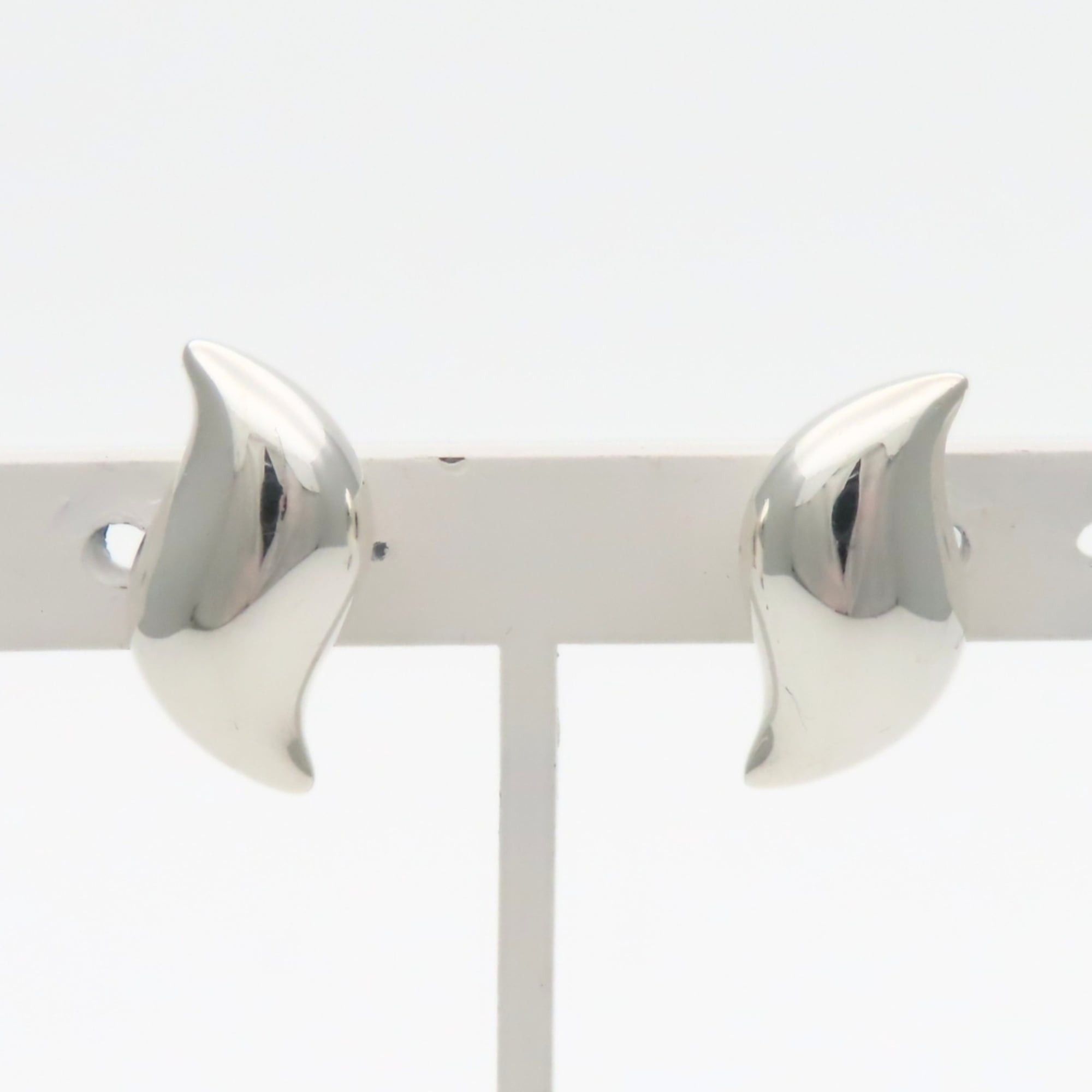 Tiffany & Co. Tiffany & Co. Sterling Silver 925 Earrings, Elsa Peretti Design, Women's. Size ONE SIZE - 3 Thumbnail