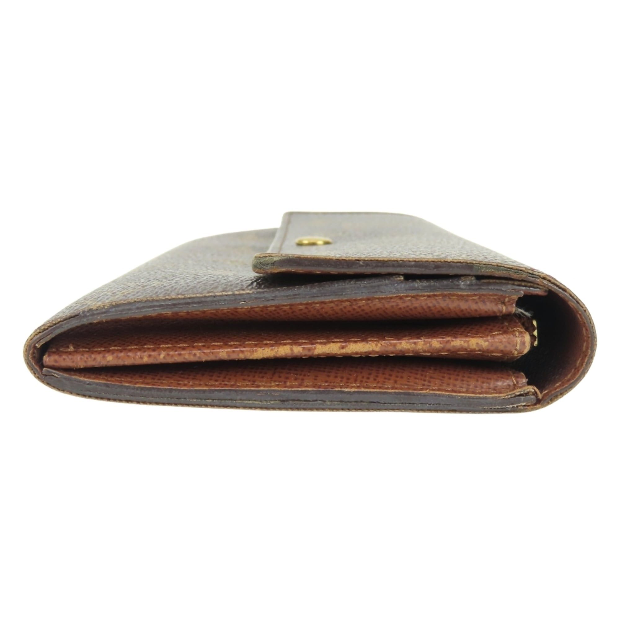 Louis Vuitton Louis Vuitton Portefeuille Sarah Long Wallet M61734 Monogram Brown Bi-fold Women's LOUIS VUITTON Size ONE SIZE - 5 Thumbnail