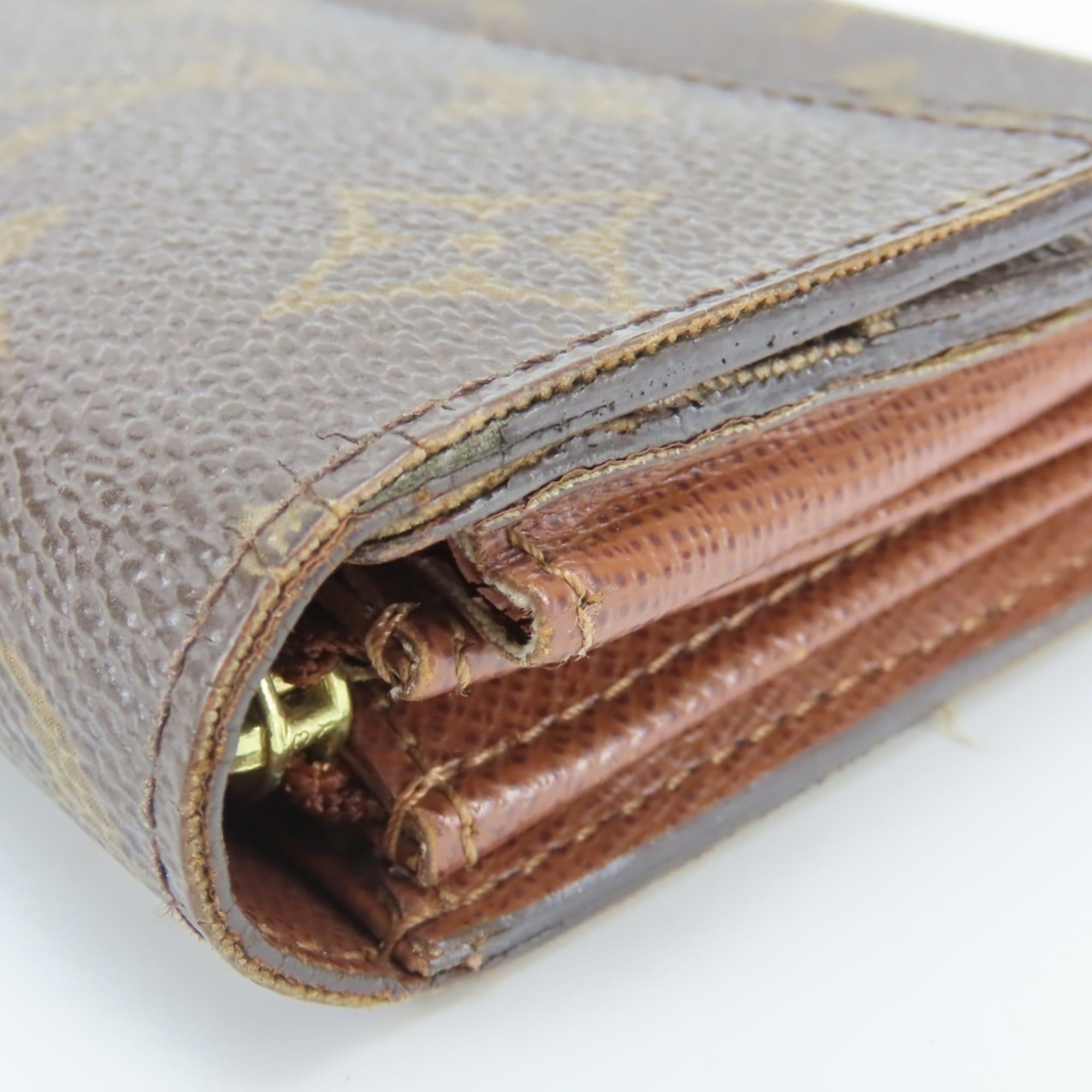 Louis Vuitton Louis Vuitton Portefeuille Sarah Long Wallet M61734 Monogram Brown Bi-fold Women's LOUIS VUITTON Size ONE SIZE - 10 Thumbnail