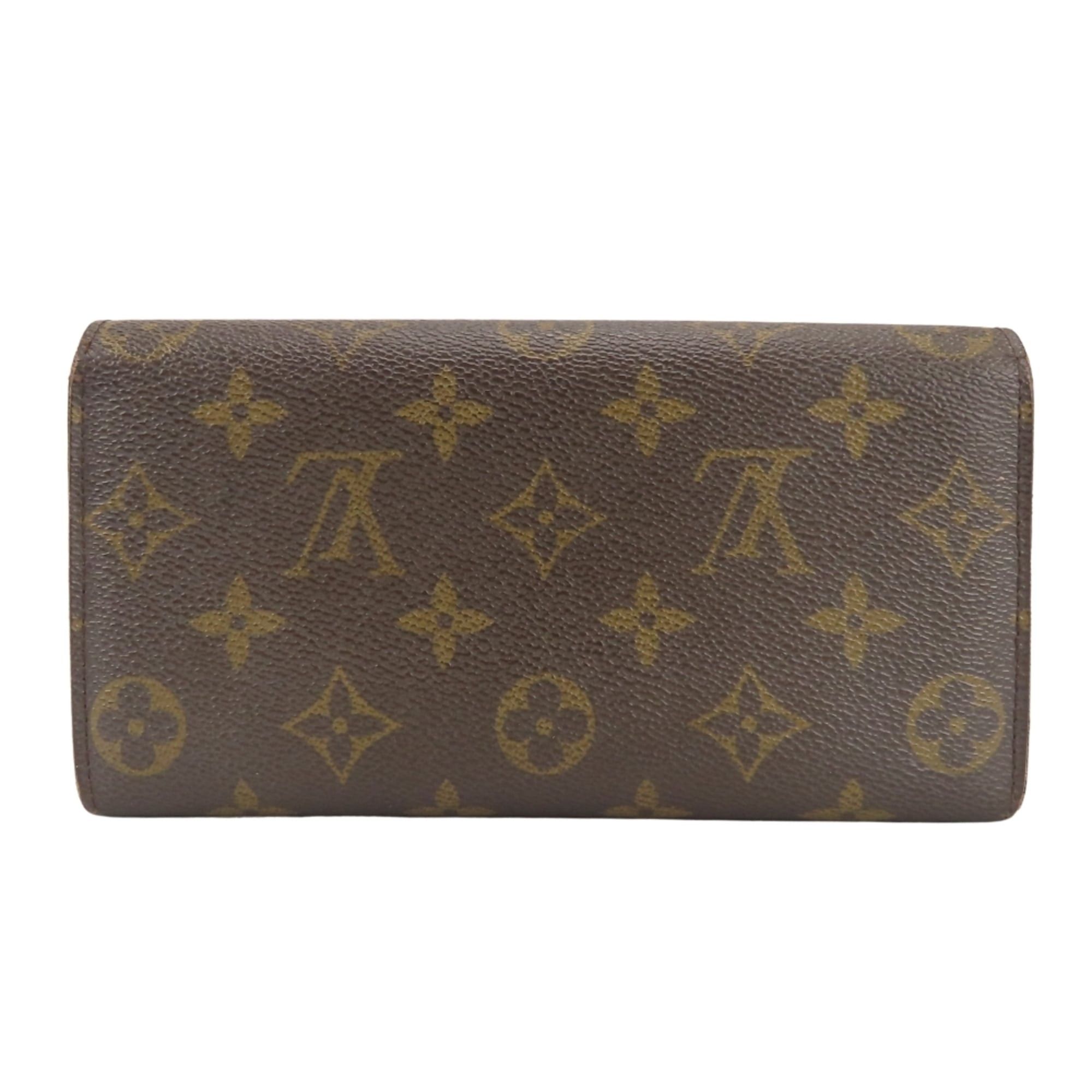 Louis Vuitton Louis Vuitton Portefeuille Sarah Long Wallet M61734 Monogram Brown Bi-fold Women's LOUIS VUITTON Size ONE SIZE - 3 Thumbnail