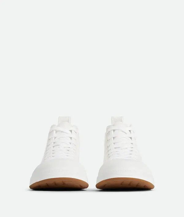 Bottega Veneta Vulcan Sneaker in white/white Size US 12 / EU 45 - 2 Thumbnail