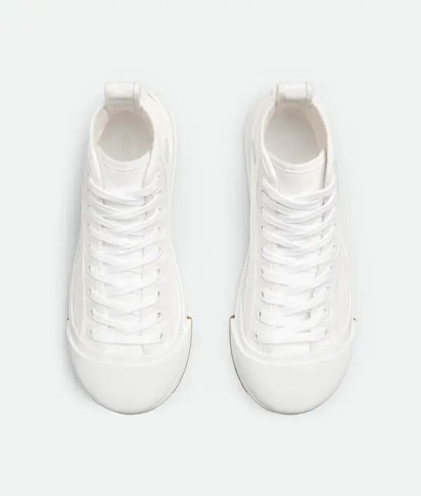 Bottega Veneta Vulcan Sneaker in white/white Size US 12 / EU 45 - 4 Thumbnail