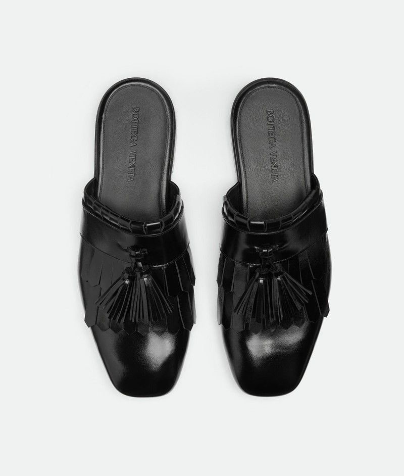 Bottega Veneta Leather Roma Loafer Mule Sandals Size US 11 / EU 44 - 2 Thumbnail