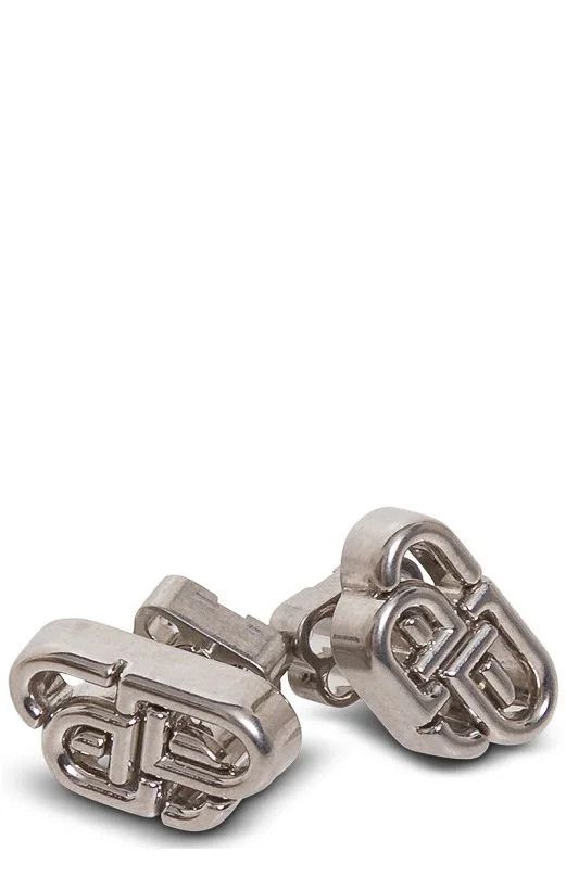 Bottega Veneta Bb Stud Xs Earrings Silver Size ONE SIZE - 2 Thumbnail
