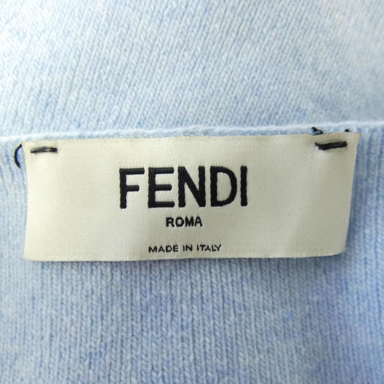 Fendi Fendi Fendi Cashmere Blend Cardigan Textile Tops FZC971ANJJ DUTY FREE for USA Size ONE SIZE - 5 Thumbnail