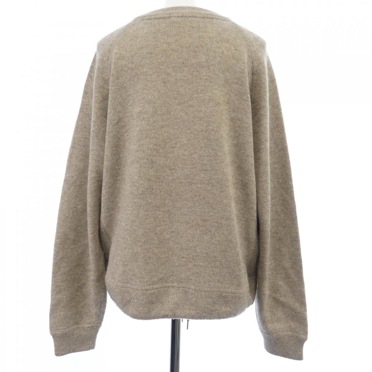 Celine Celine CELINE Triomphe Cashmere Blend Knit Textile Tops 2AE4U742X DUTY FREE for USA Size ONE SIZE - 2 Thumbnail