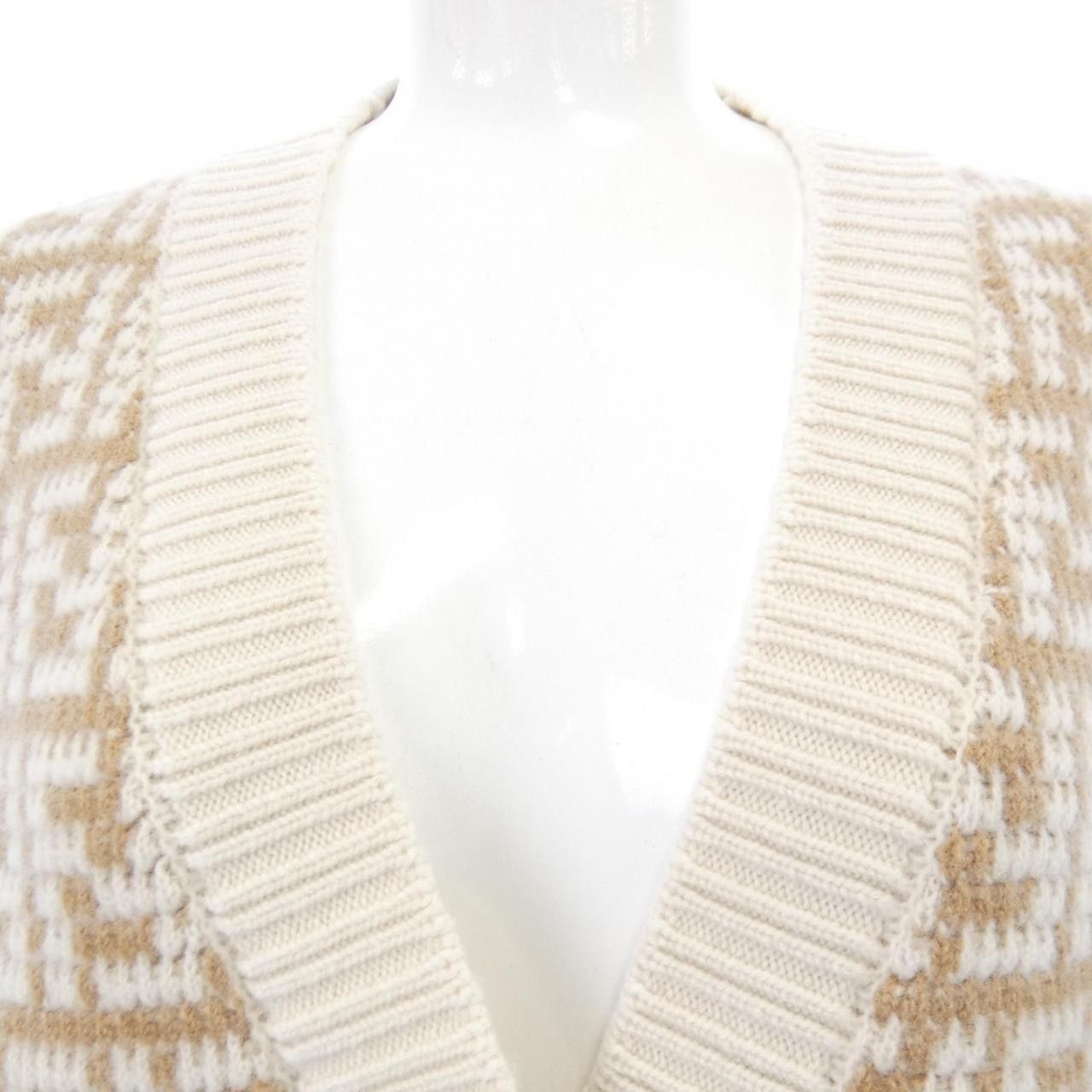 Fendi Fendi Fendi Cashmere Cardigan Textile Tops FZC950ALOJ DUTY FREE for USA Size ONE SIZE - 5 Thumbnail