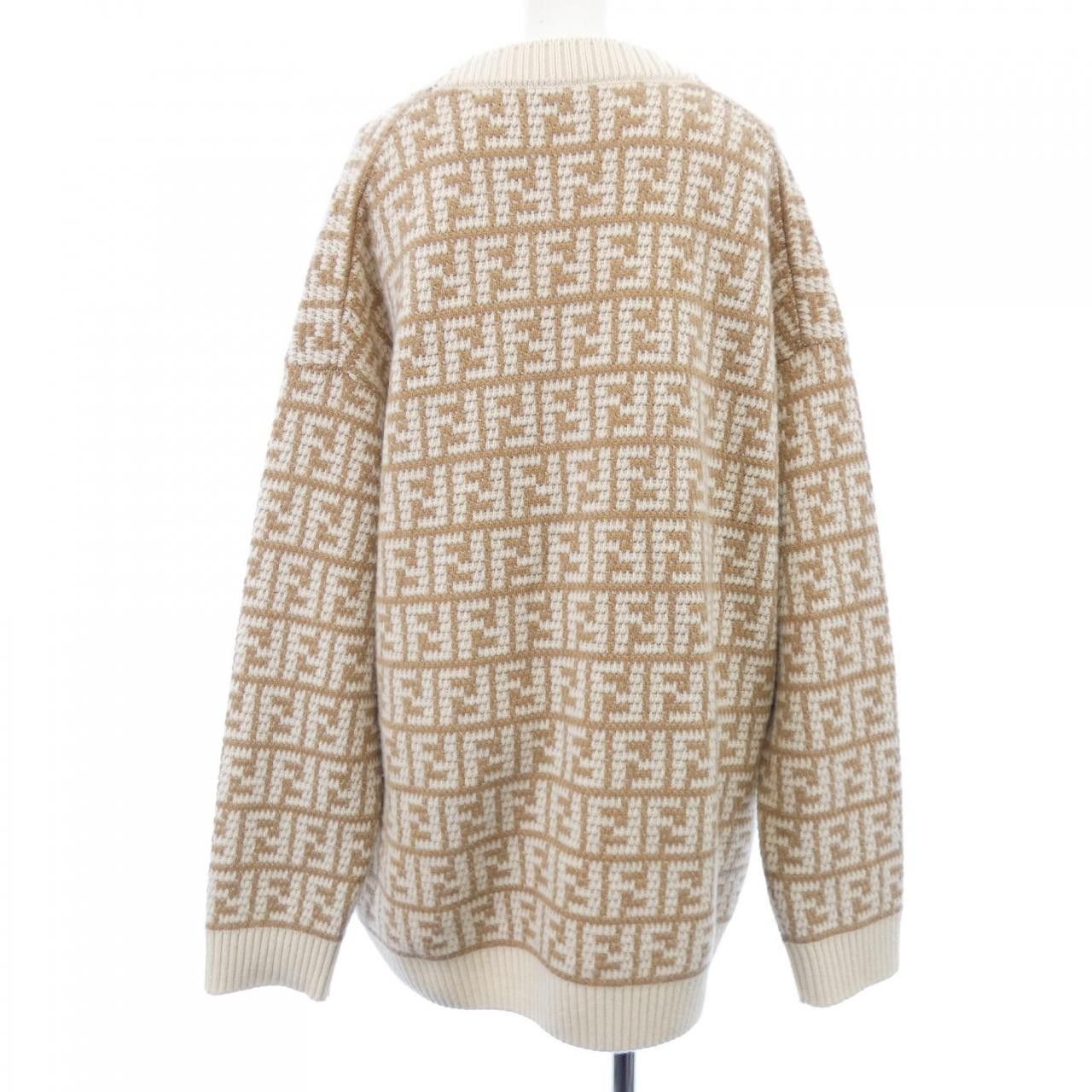Fendi Fendi Fendi Cashmere Cardigan Textile Tops FZC950ALOJ DUTY FREE for USA Size ONE SIZE - 2 Thumbnail