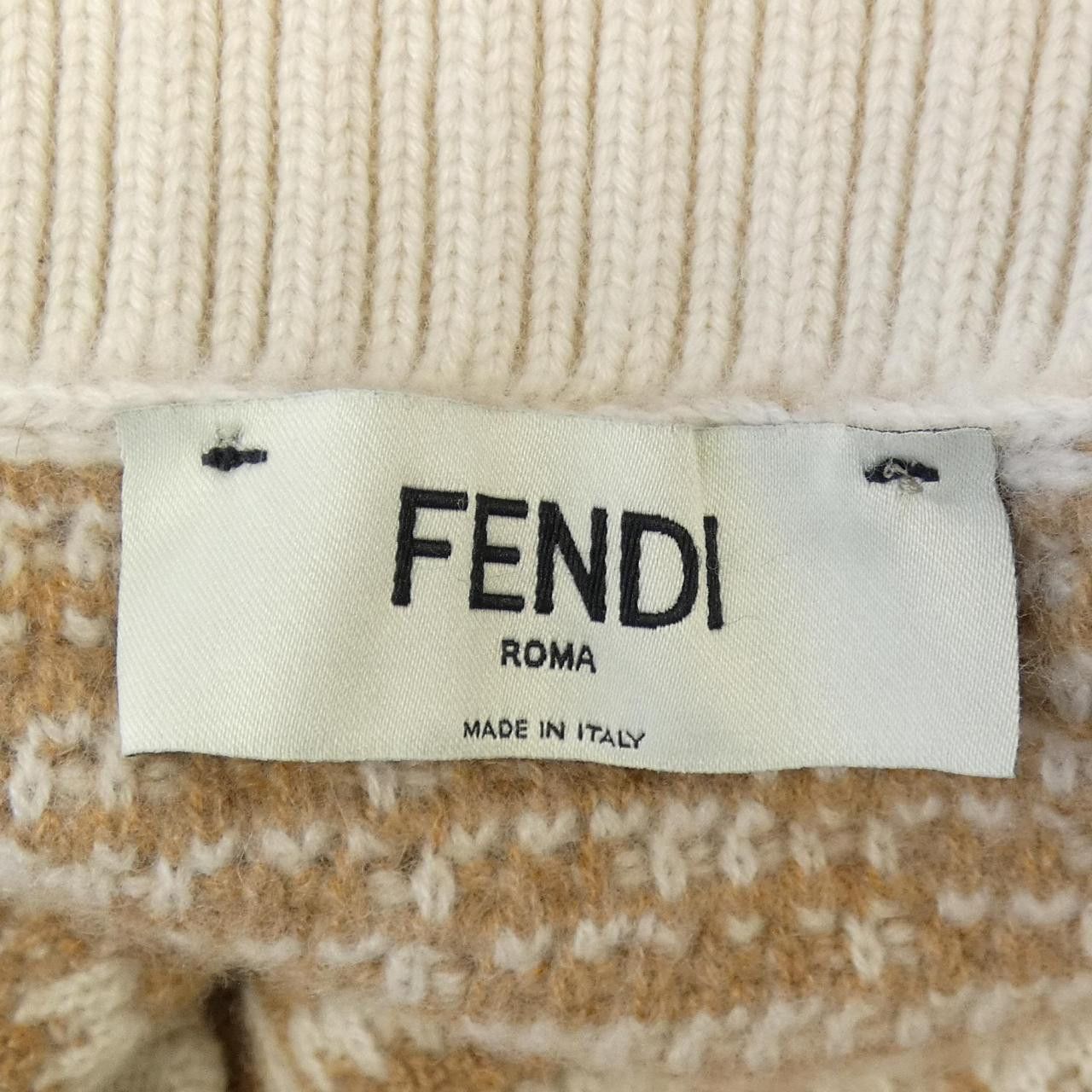 Fendi Fendi Fendi Cashmere Cardigan Textile Tops FZC950ALOJ DUTY FREE for USA Size ONE SIZE - 4 Thumbnail