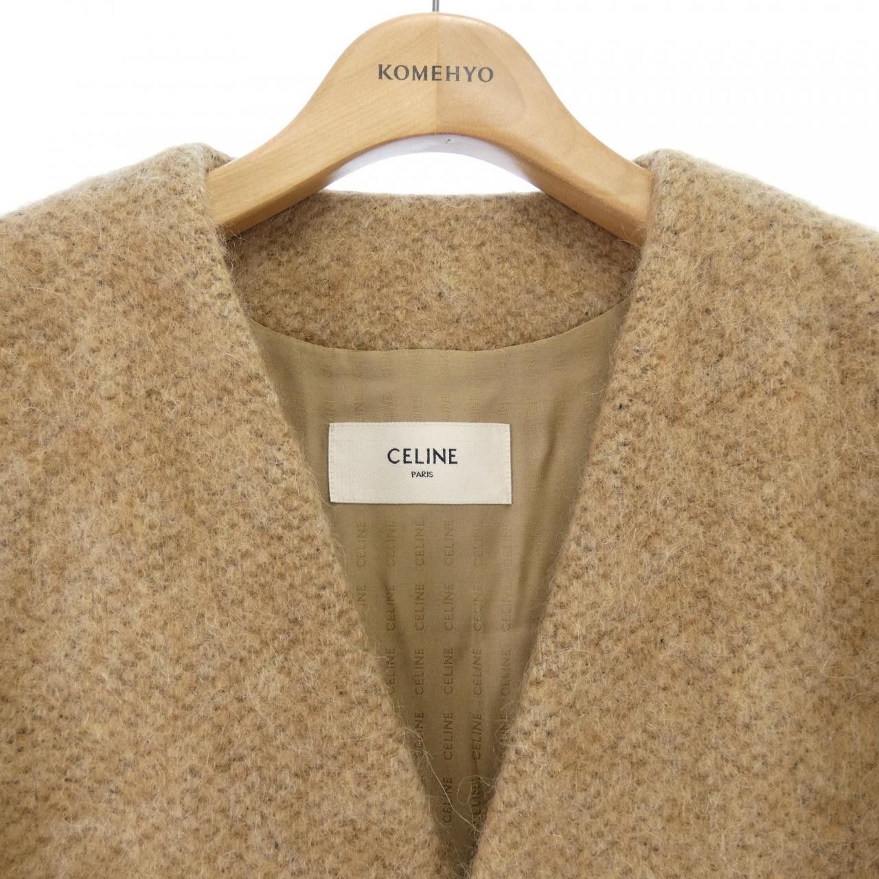 Celine Celine CELINE Oversized Cardigan Wool Cardigan Textile Tops 2V39J443S DUTY FREE for USA Size ONE SIZE - 5 Thumbnail