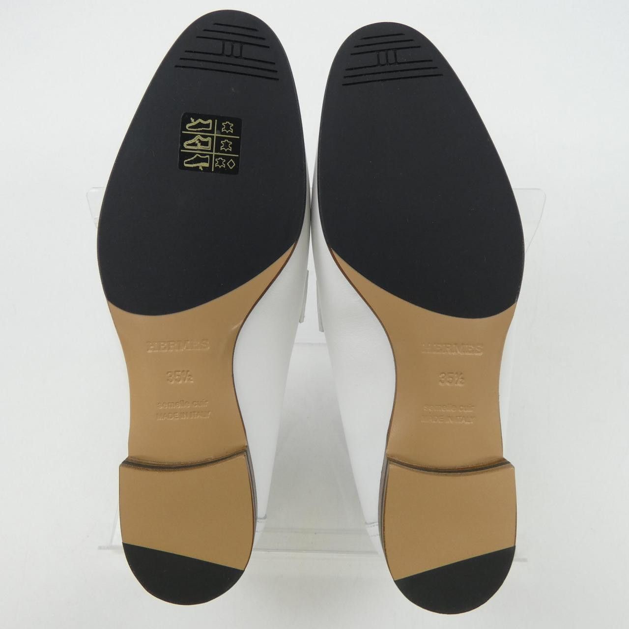 Hermes Hermes Hermes Royal Calf Shoes Leather Shoes DUTY FREE for USA Size ONE SIZE - 4 Thumbnail