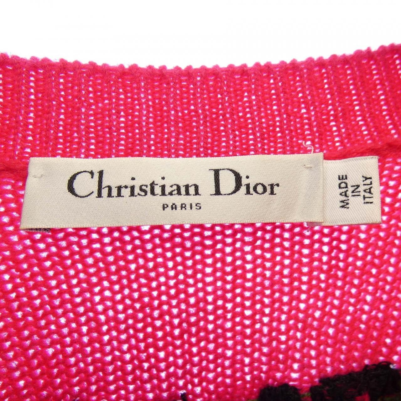 Dior Dior Christian Dior Cashmere Knit Textile Tops 144S45AM053 DUTY FREE for USA Size ONE SIZE - 4 Thumbnail