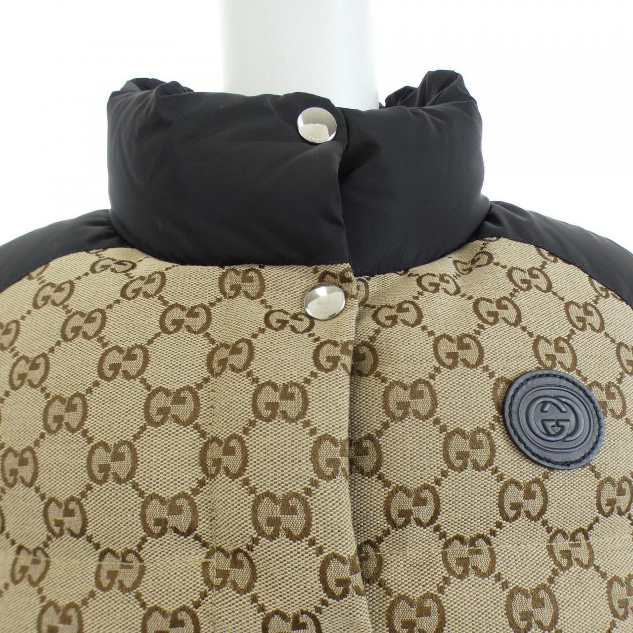 Gucci Gucci Gucci Down Vest Textile Outerwear 717547Z9AAT DUTY FREE for USA Size ONE SIZE - 6 Thumbnail