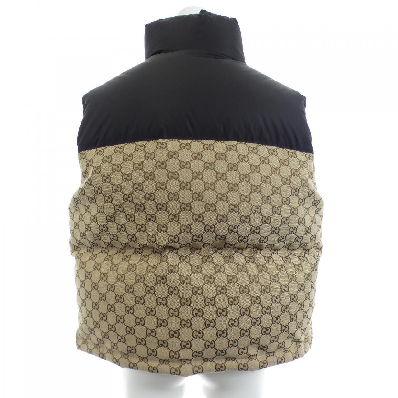 Gucci Gucci Gucci Down Vest Textile Outerwear 717547Z9AAT DUTY FREE for USA Size ONE SIZE - 2 Thumbnail