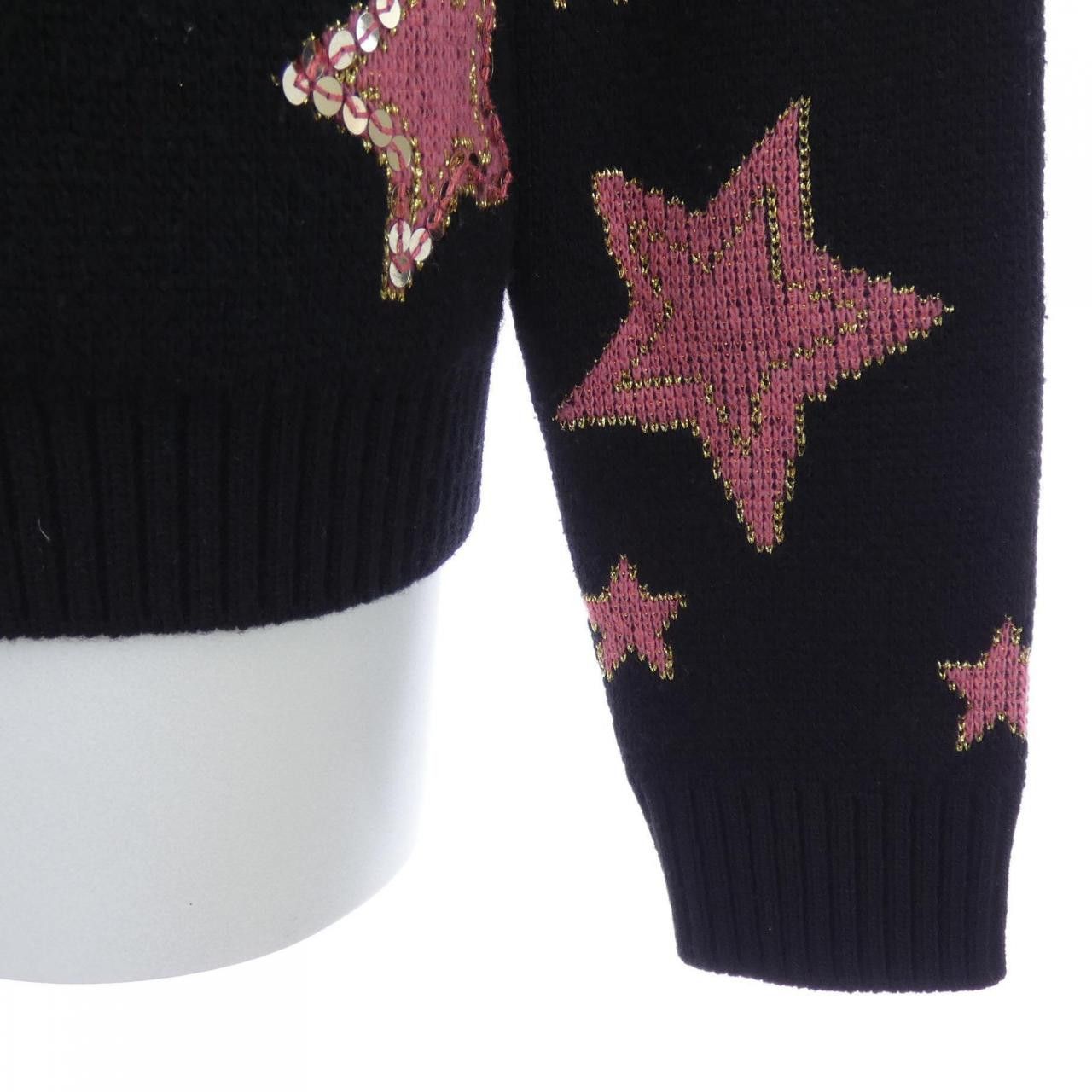 Gucci Gucci Gucci Knit Cardigan Textile Tops 624011XKBDZ DUTY FREE for USA Size ONE SIZE - 7 Thumbnail