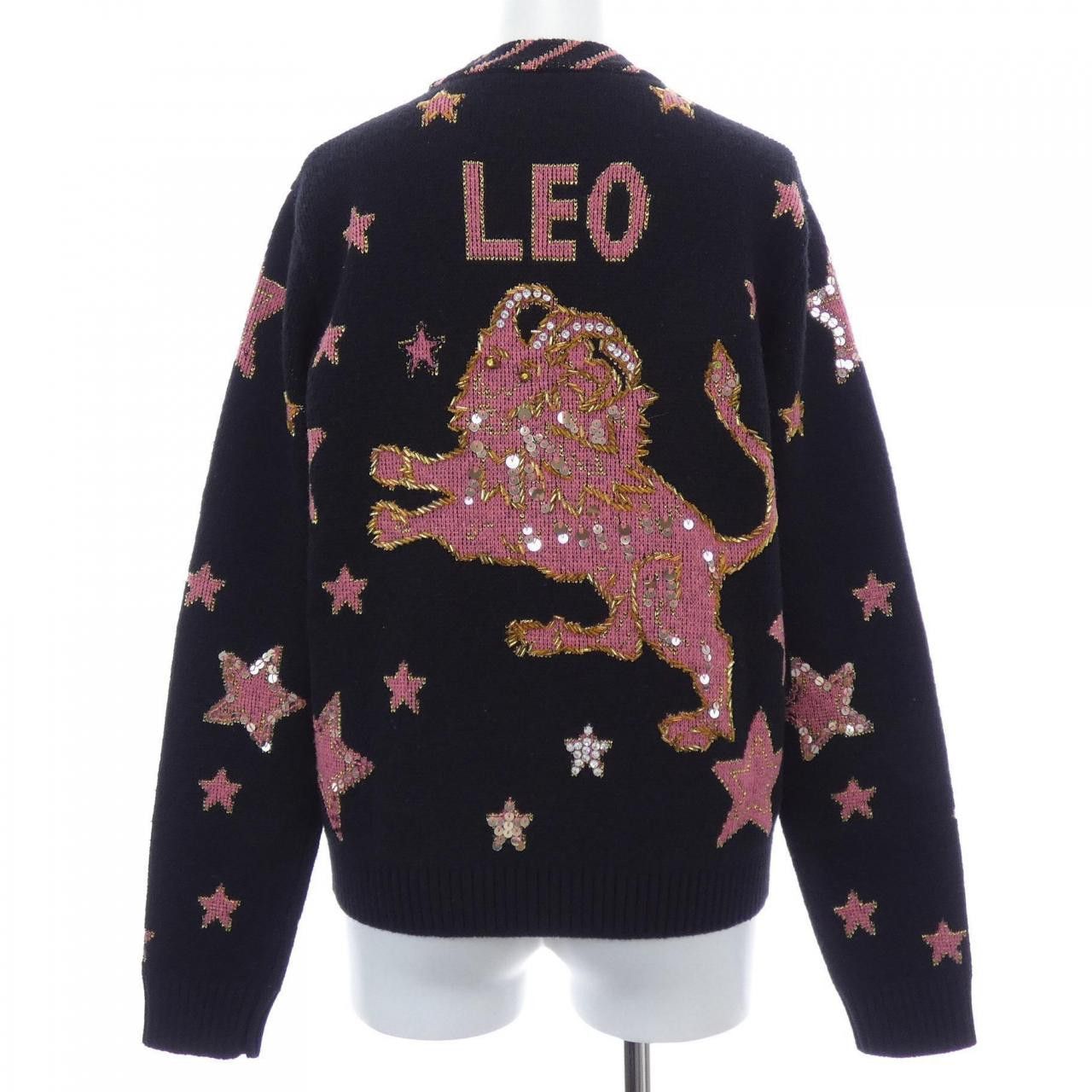 Gucci Gucci Gucci Knit Cardigan Textile Tops 624011XKBDZ DUTY FREE for USA Size ONE SIZE - 2 Thumbnail