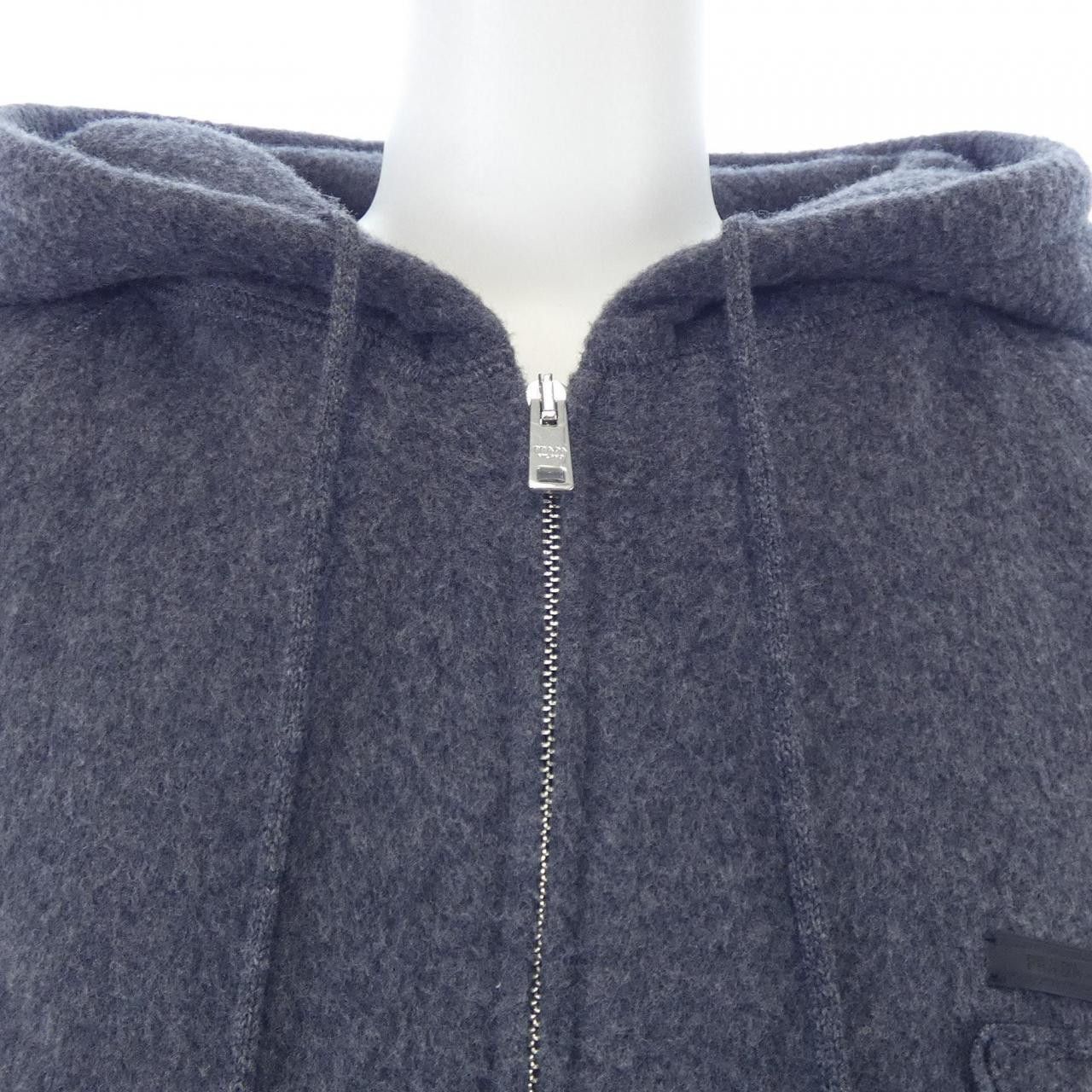 Prada Prada Prada Cashmere Blend Jacket Textile Outerwear 138574S2121ZCA DUTY FREE for USA Size ONE SIZE - 5 Thumbnail