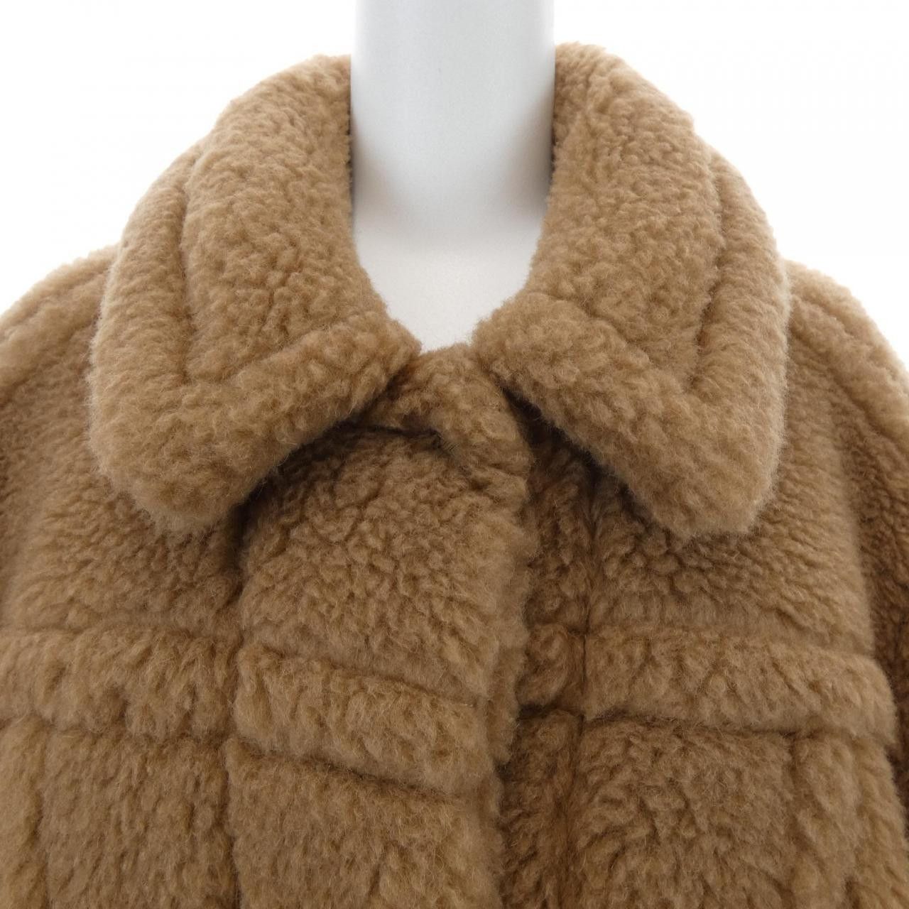 Max Mara Max Mara Max Mara Teddy Bear Camel Silk Jacket Textile Outerwear 108604 DUTY FREE for USA Size ONE SIZE - 5 Thumbnail