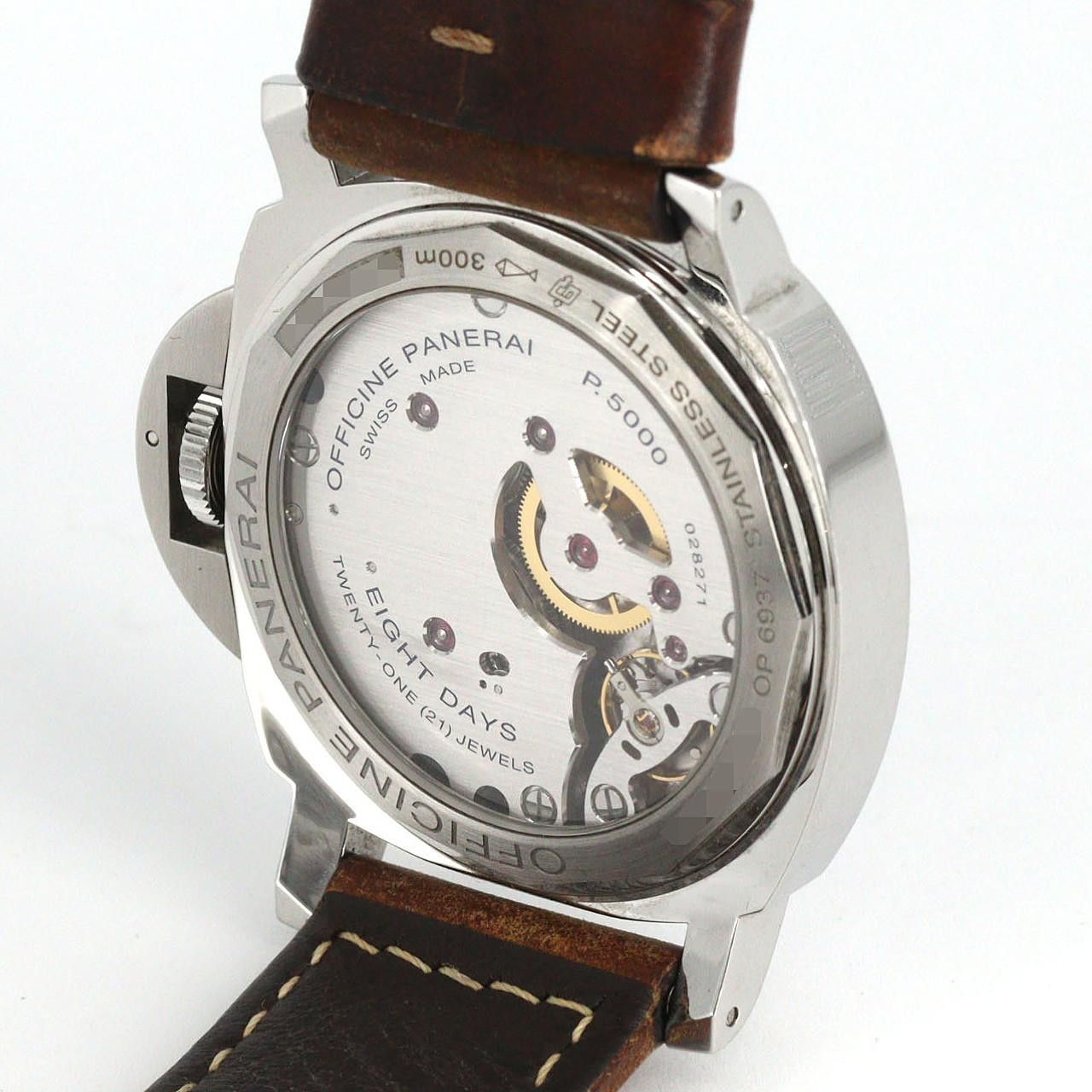 Panerai Panerai Panerai Luminor Base 8 Days Acciaio Stainless Steel Watch Metal Other PAM00560 DUTY FREE for USA Size ONE SIZE - 7 Thumbnail