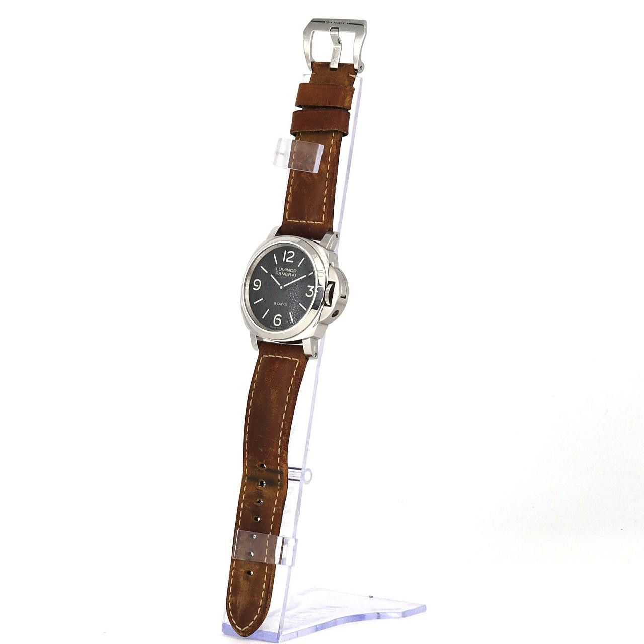 Panerai Panerai Panerai Luminor Base 8 Days Acciaio Stainless Steel Watch Metal Other PAM00560 DUTY FREE for USA Size ONE SIZE - 2 Thumbnail
