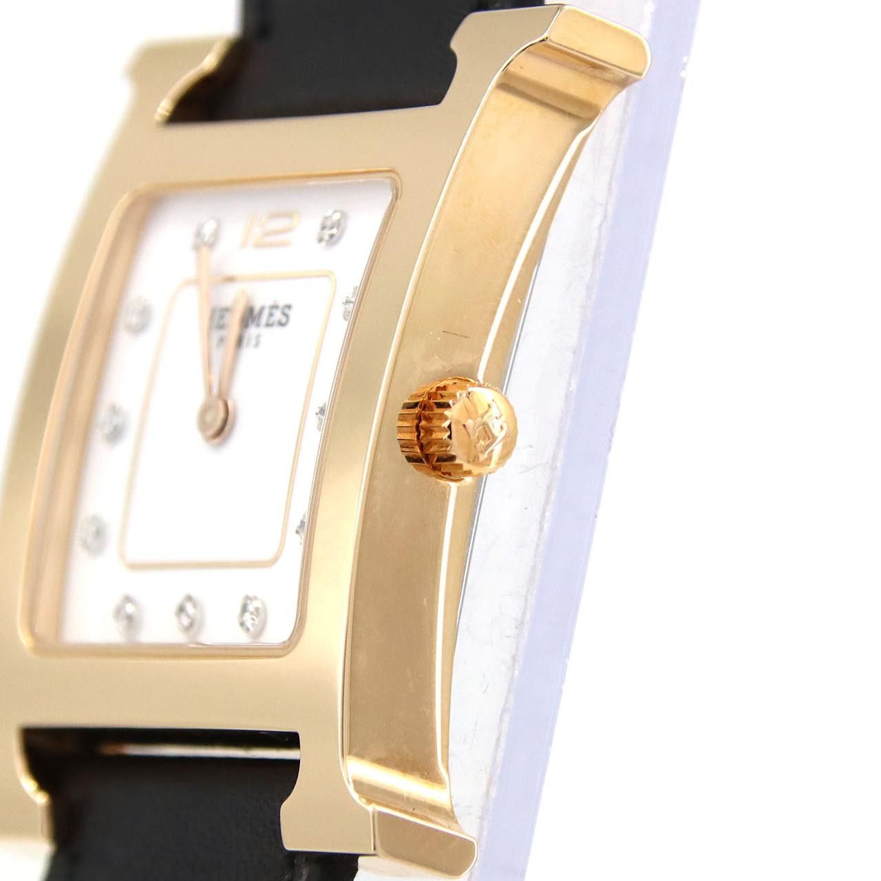 Hermes Hermes Hermes H Watch Quartz Ladies Metal Quartz HH1.502 DUTY FREE for USA Size ONE SIZE - 3 Thumbnail