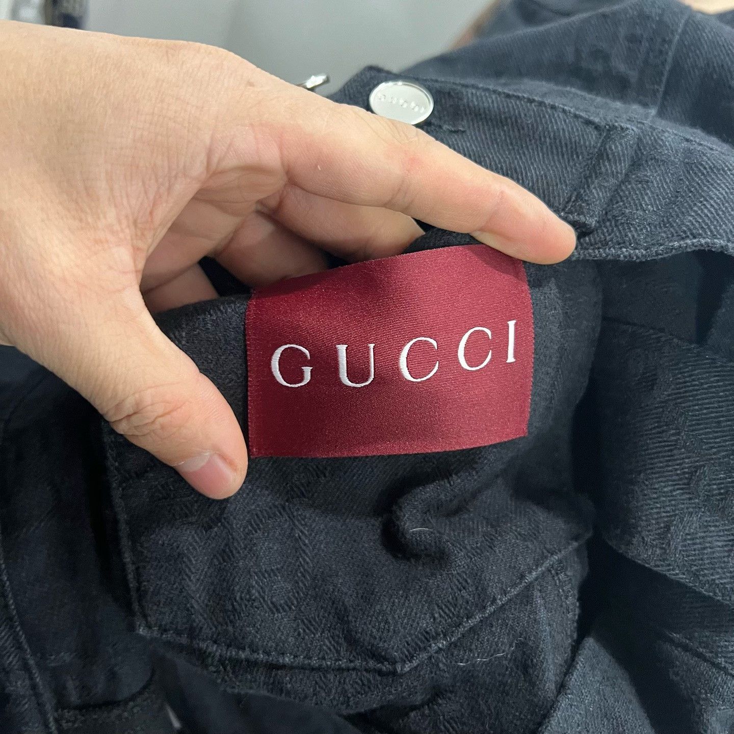 Gucci Gucci Denim Black Light Jacket m Men Size US M / EU 48-50 / 2 - 3 Thumbnail