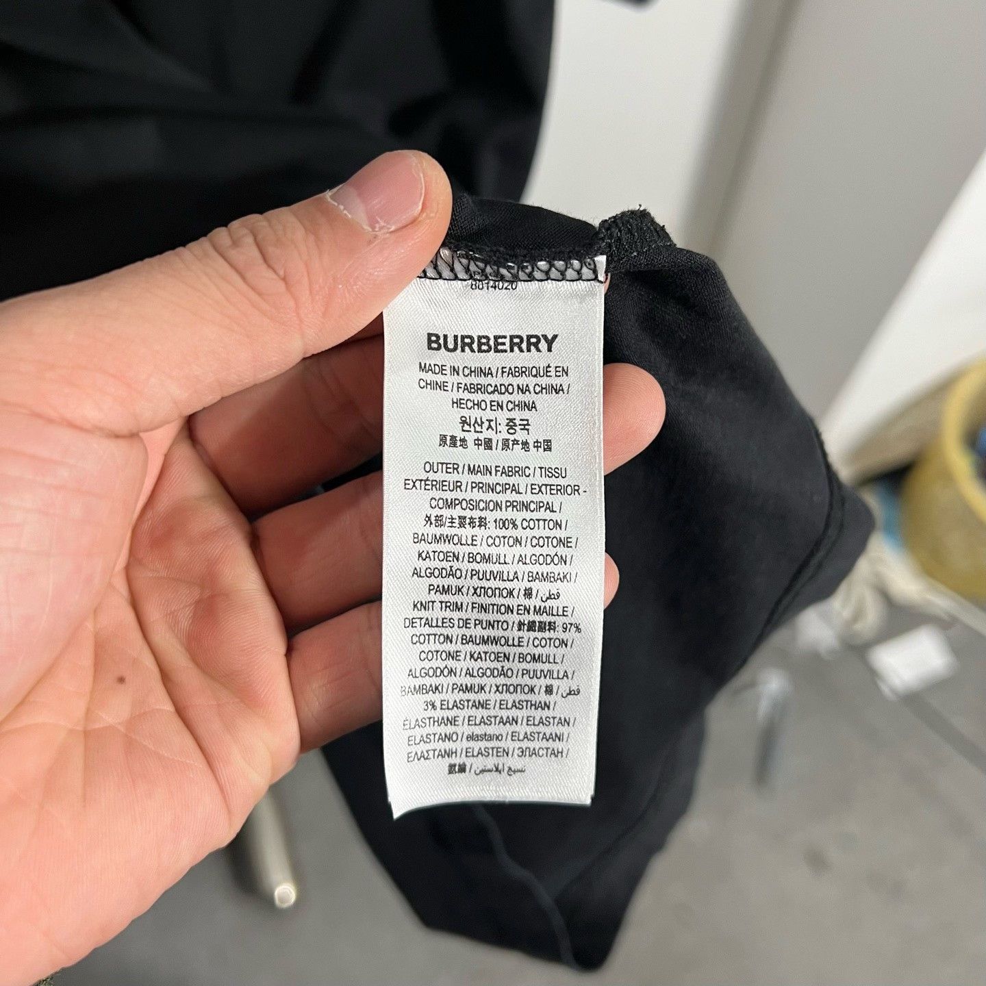 Burberry Burberry Embroidered T-Shirt m Men Size US M / EU 48-50 / 2 - 4 Thumbnail