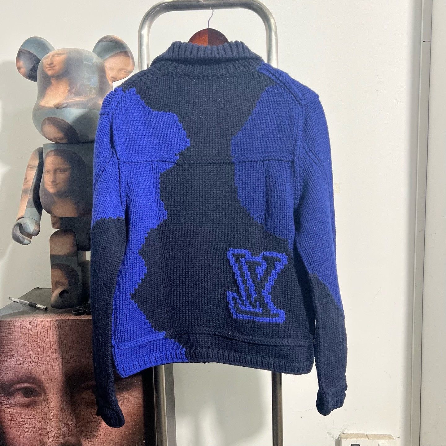 Louis Vuitton Louis Vuitton Knit Blue Sweater s Men Size US S / EU 44-46 / 1 - 2 Thumbnail