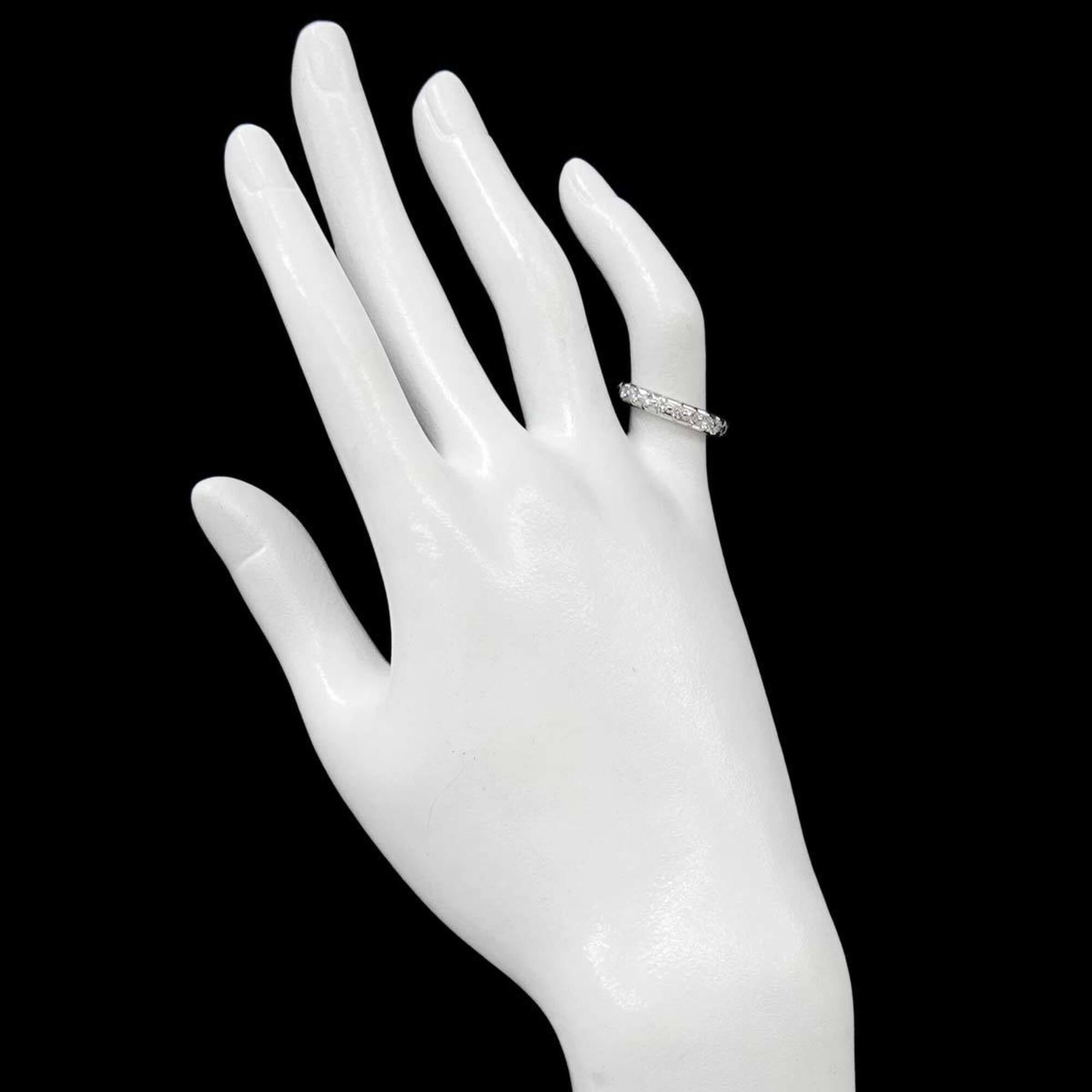 Gucci Gucci Diamantissima #8 Ring with Diamonds, 18K White Gold (750) Size ONE SIZE - 8 Thumbnail