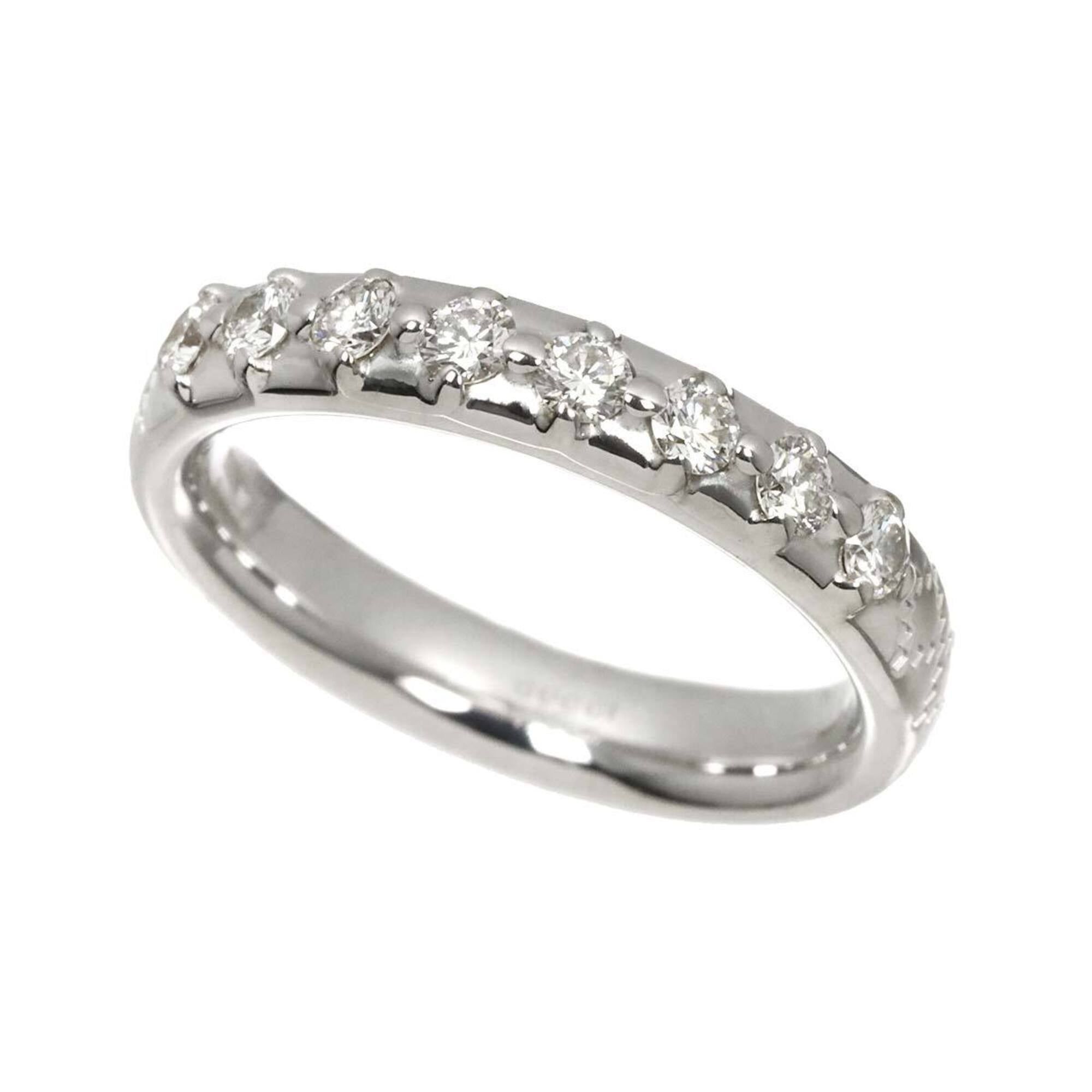Gucci Gucci Diamantissima #8 Ring with Diamonds, 18K White Gold (750) Size ONE SIZE - 5 Thumbnail