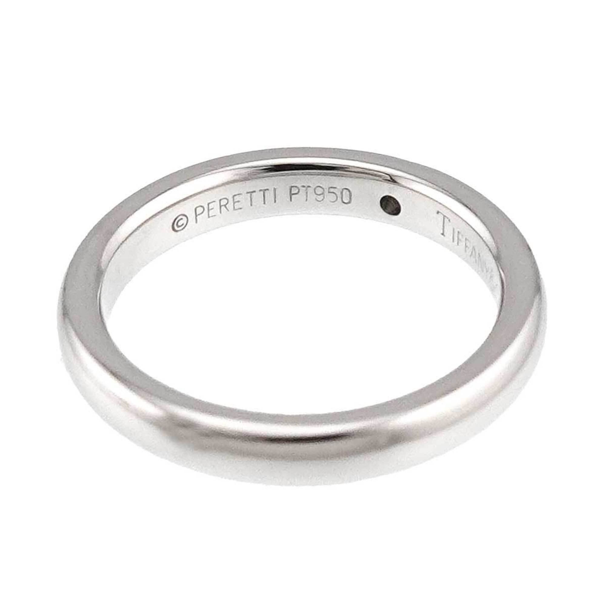 Tiffany & Co. Tiffany & Co. Stacking Band Ring with 1 Diamond, Platinum. Size ONE SIZE - 4 Thumbnail