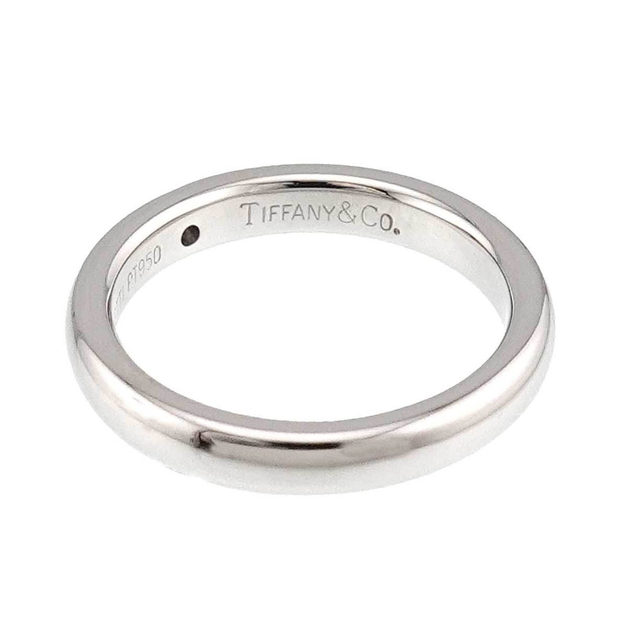 Tiffany & Co. Tiffany & Co. Stacking Band Ring with 1 Diamond, Platinum. Size ONE SIZE - 3 Thumbnail