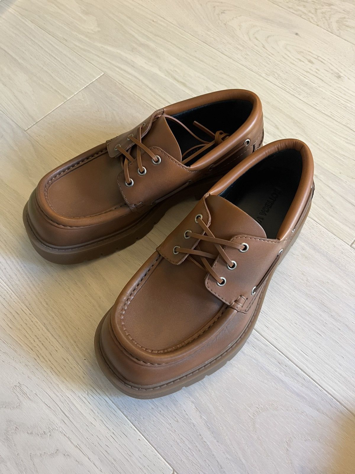 Bottega Veneta Haddock Boat Shoes Loafers Size US 11 / EU 44 - 5 Thumbnail