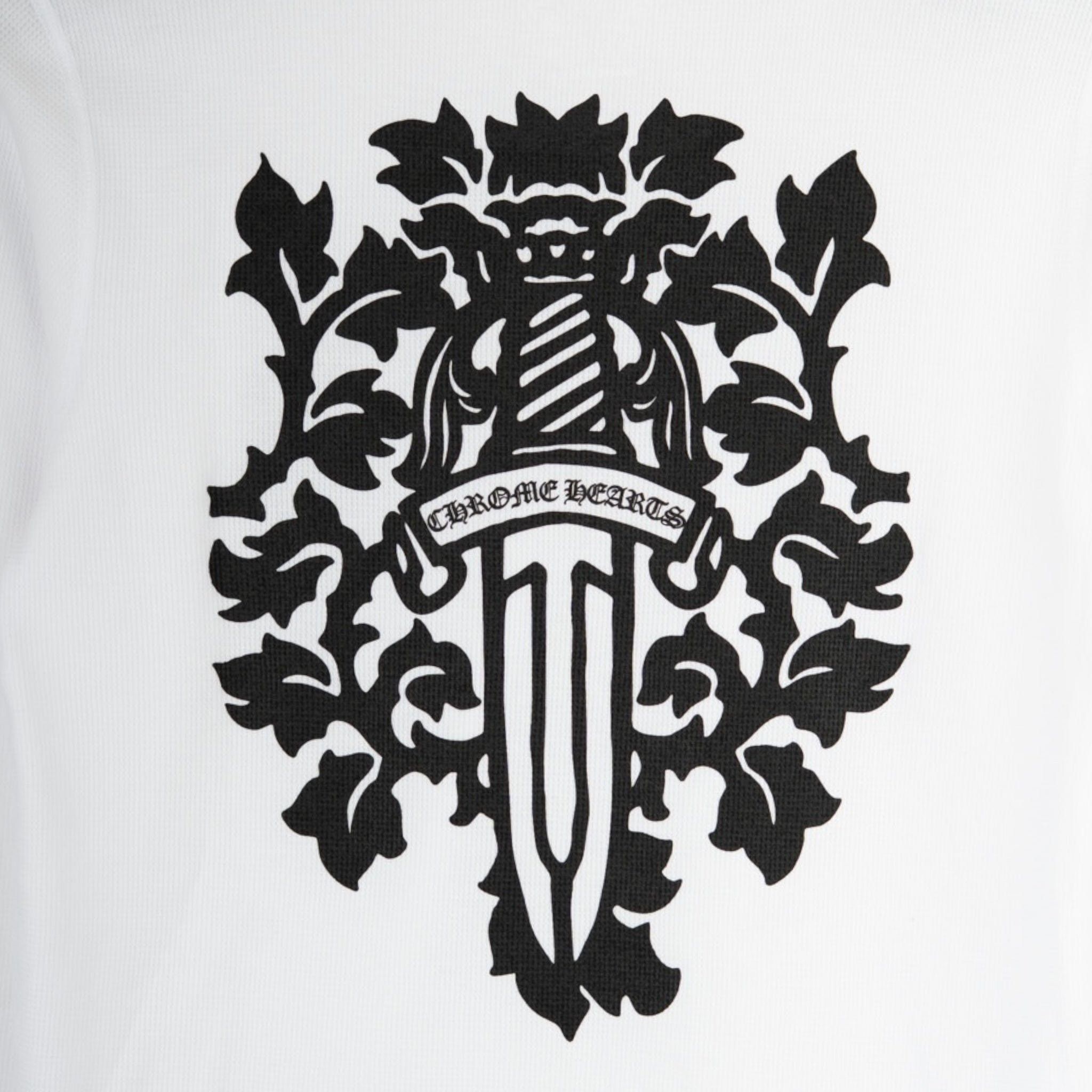 Chrome Hearts Vine Dagger Thermal Long Sleeve Tee Shirt White Size US XL / EU 56 / 4 - 3 Thumbnail