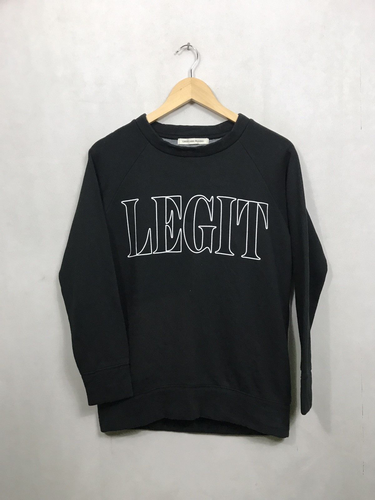Japanese Brand 💥 Legit green label relaxing sweatshirt Size US S / EU 44-46 / 1 - 1 Thumbnail