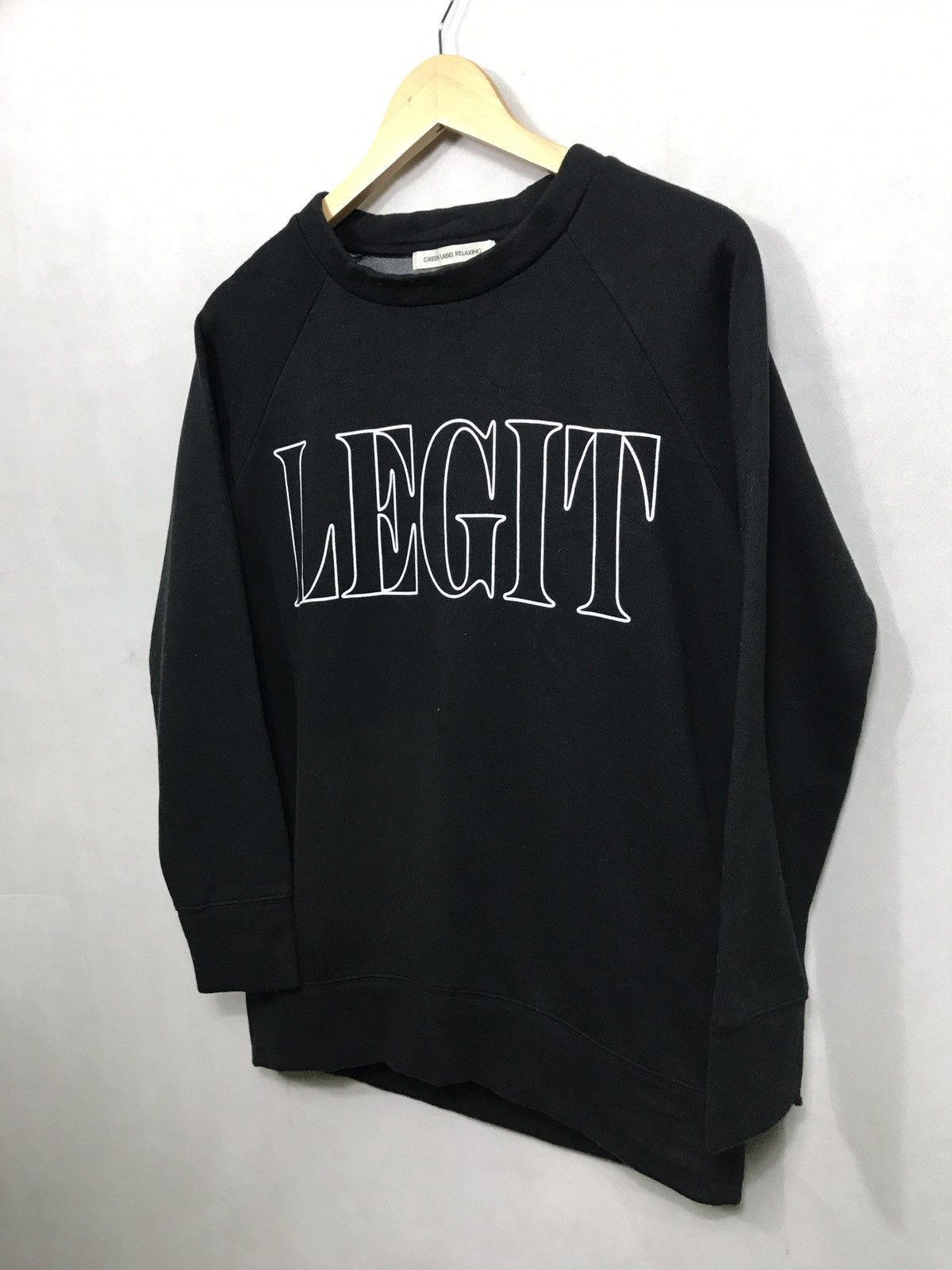 Japanese Brand 💥 Legit green label relaxing sweatshirt Size US S / EU 44-46 / 1 - 3 Thumbnail